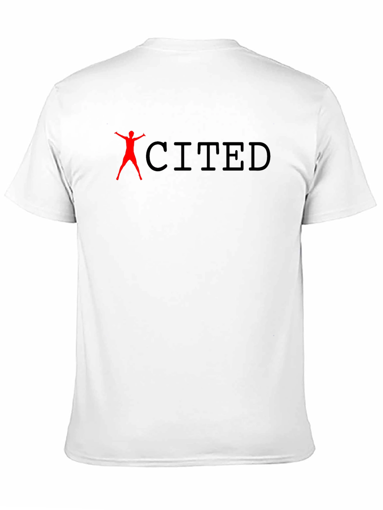 Black Excited Black T-Shirt view 11