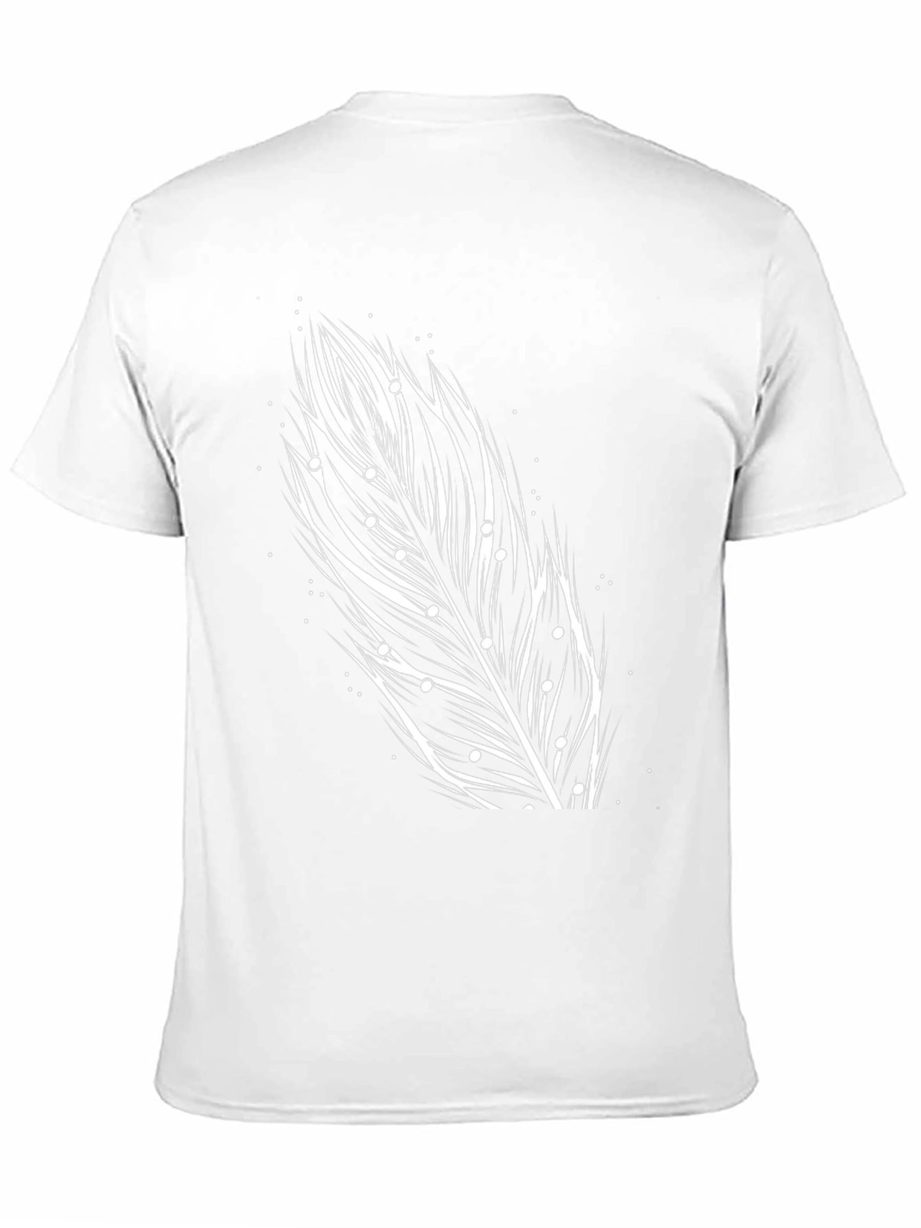 Black Feather Graphic Tee - Unique Design, Soft Cotton view 11