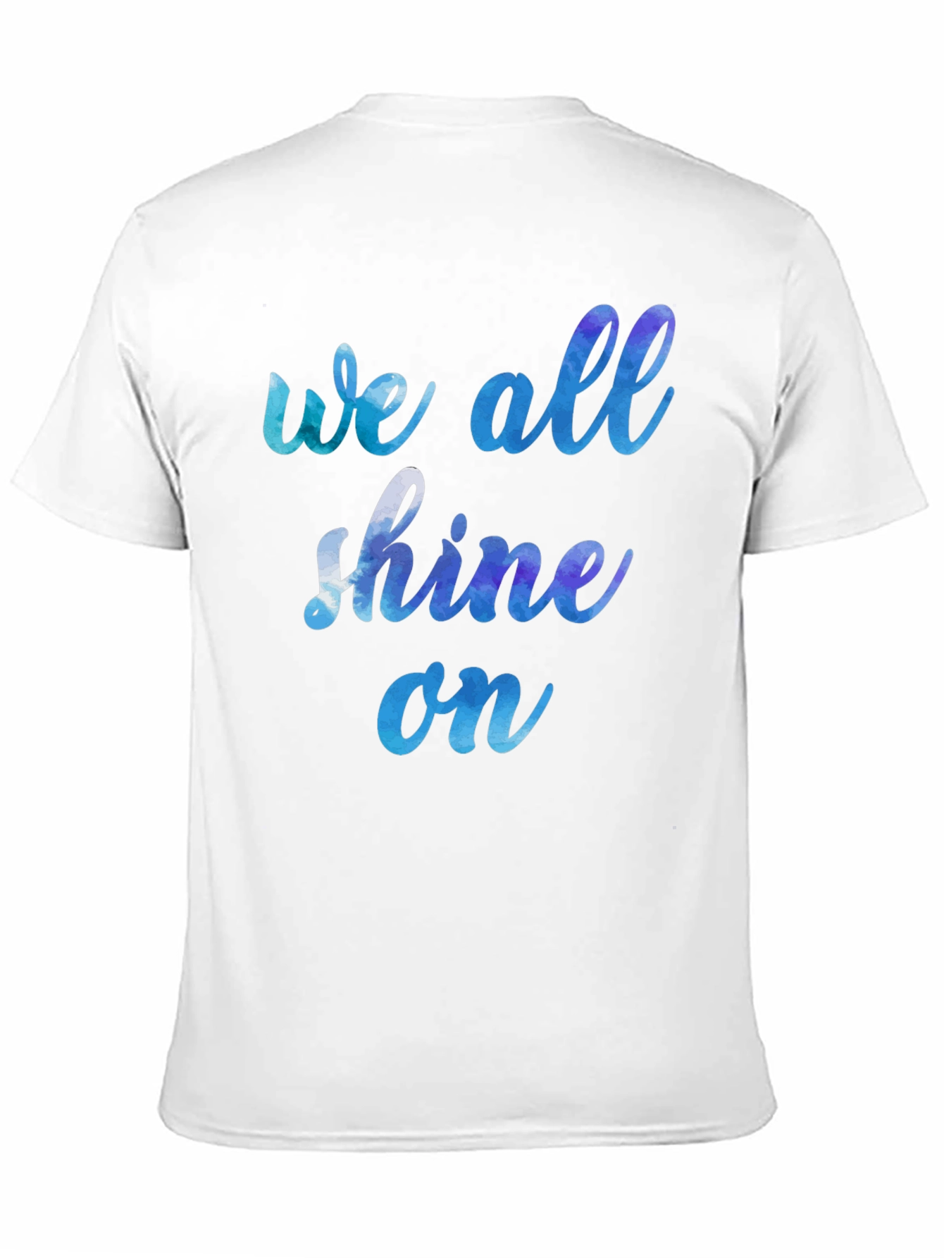 Black We All Shine On Graphic Tee - Soft Cotton Blend view 11