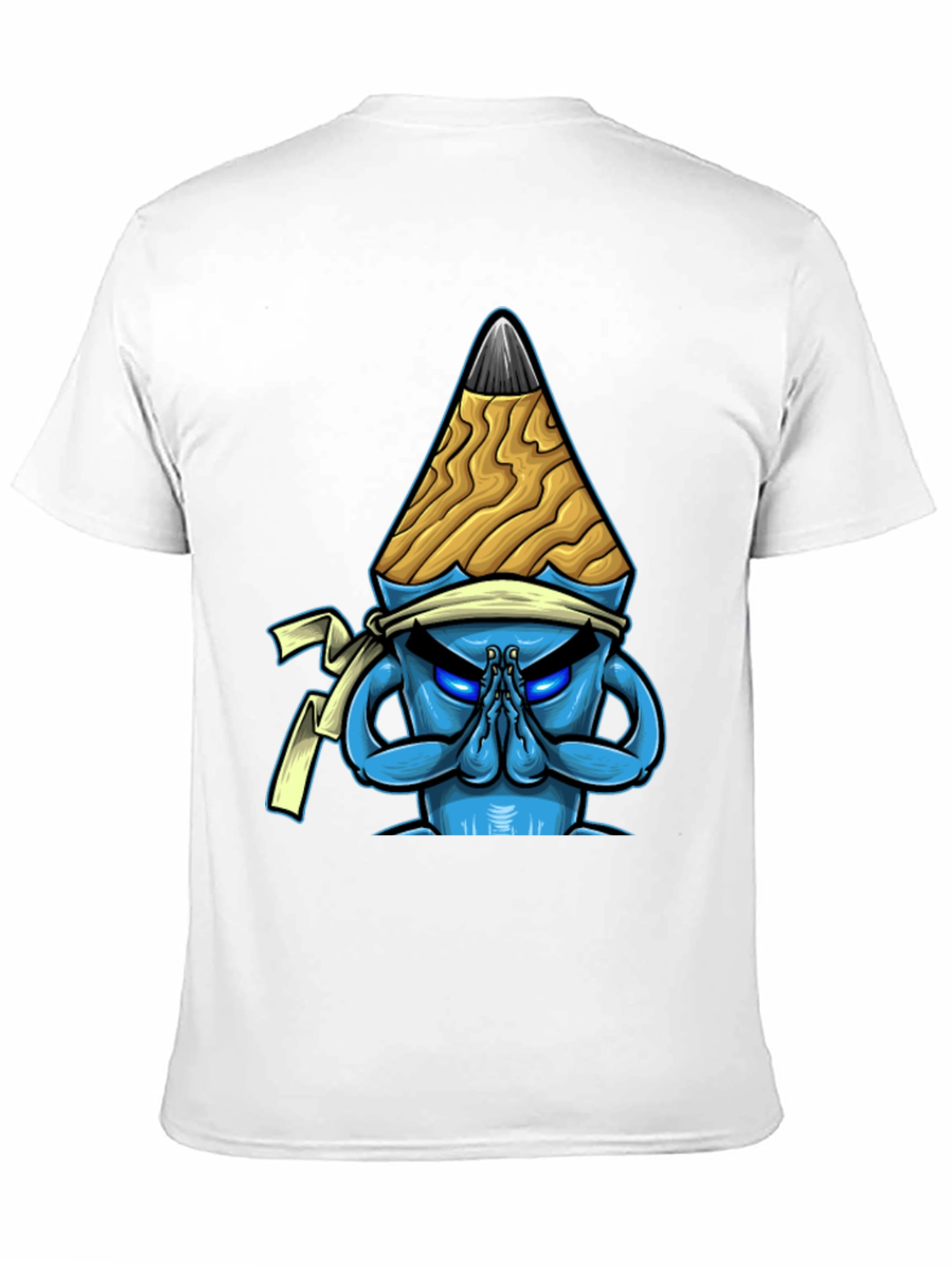 Black Pencil Ninja Graphic T-Shirt - Cool Unique Design view 11