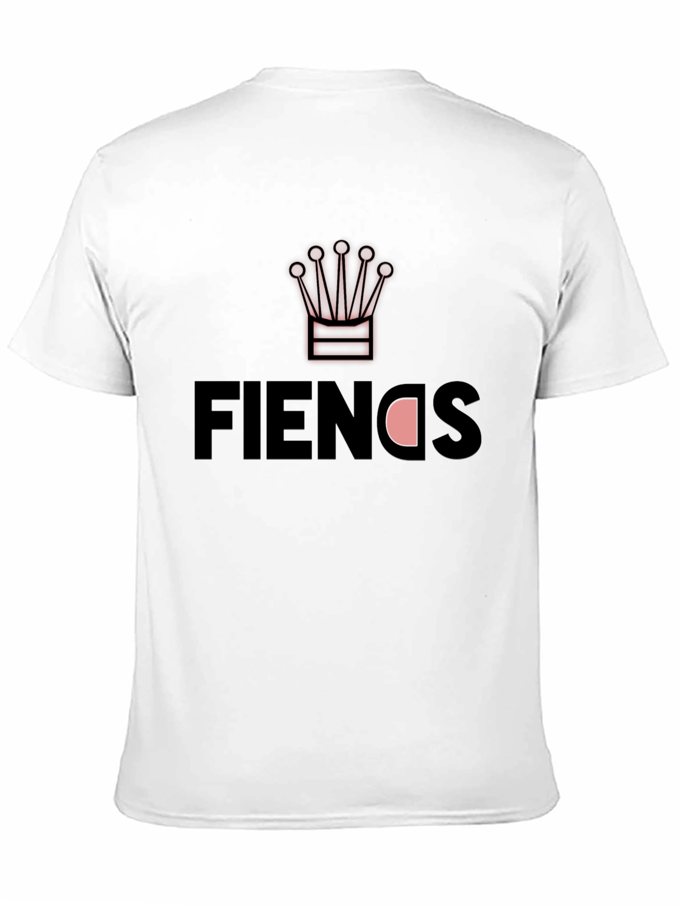 Black Fiends Graphic T-Shirt, Crown Logo view 11