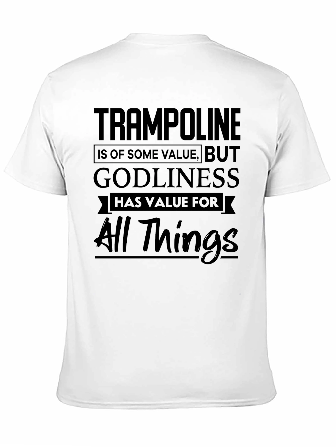 Black Godliness Value T-Shirt view 11