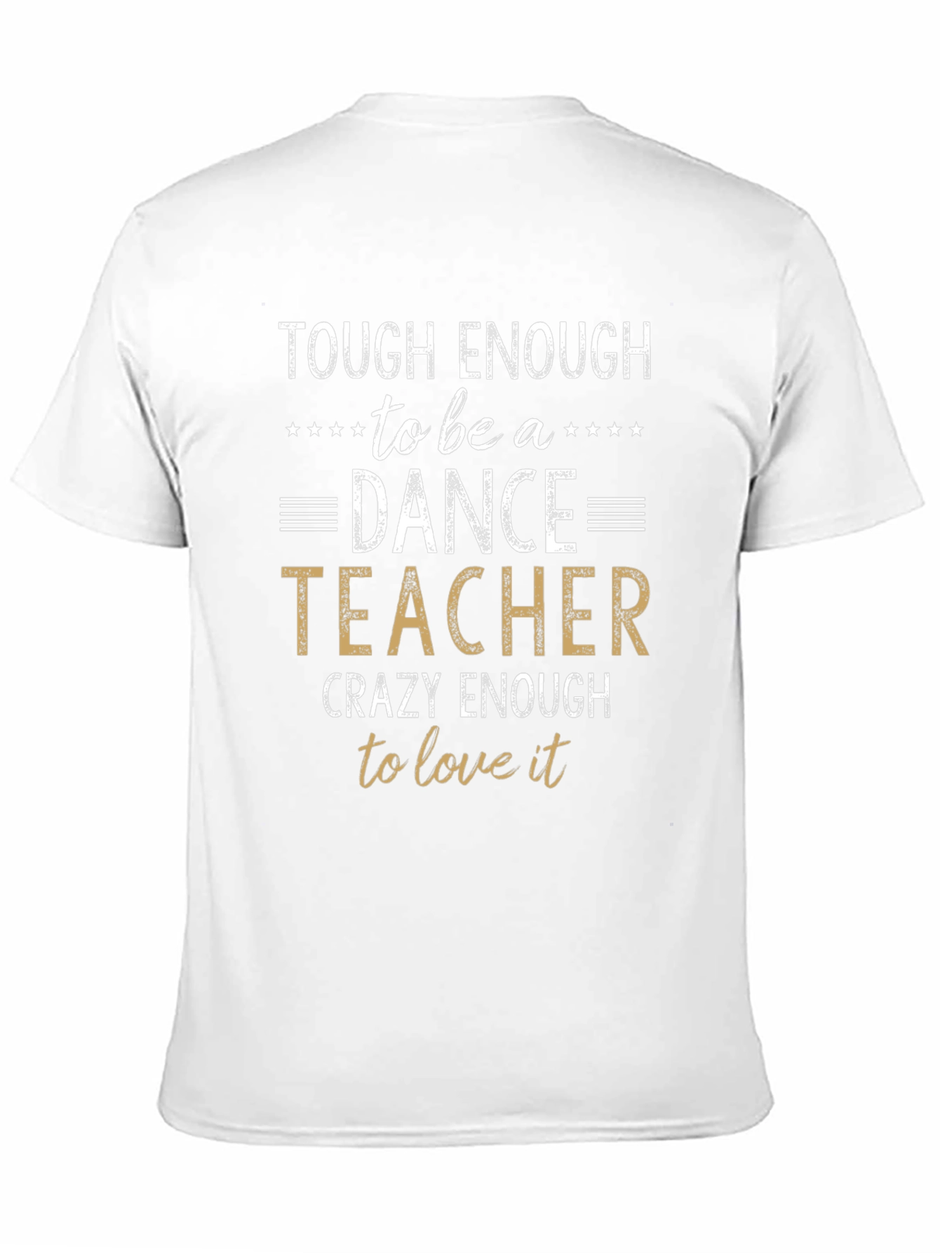 Black Tough Enough Dance Teacher T-Shirt view 11