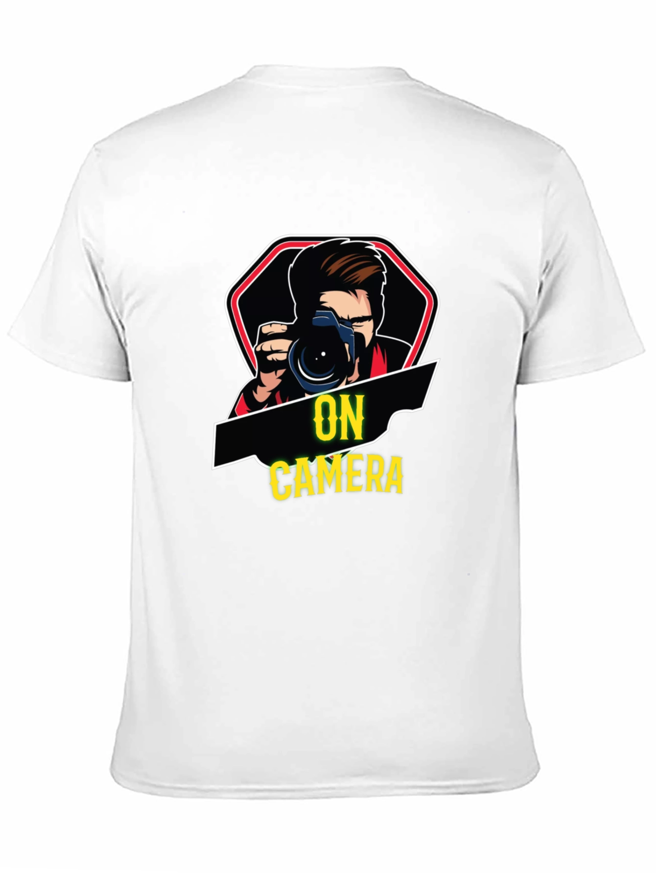 Black On Camera Black T-Shirt view 11