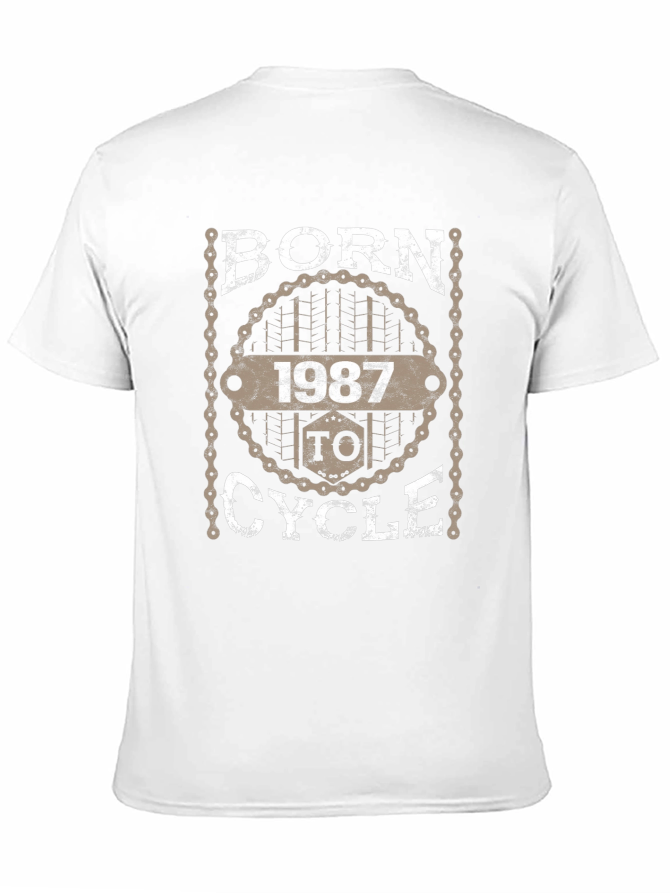 Black Born In 1987 To Cycle T-Shirt view 11