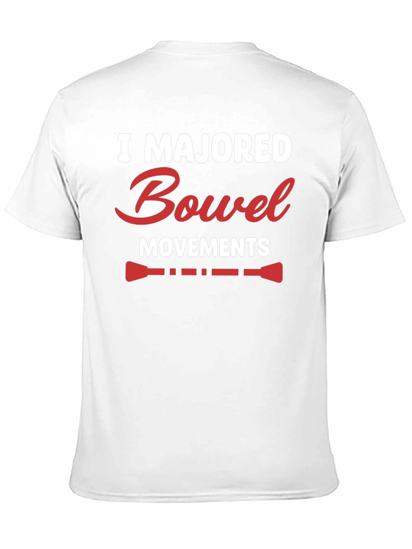 Black I Majored Bowel Movements Black T-Shirt view 11