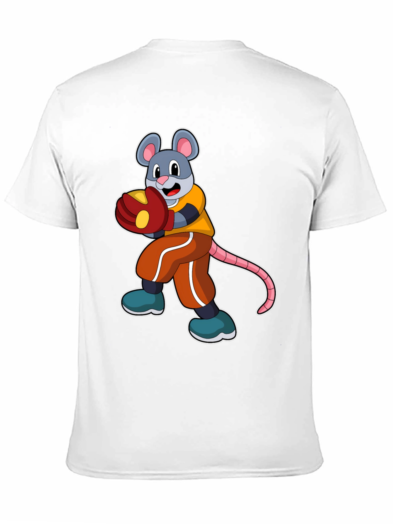 Black Mouse Boxer Graphic Tee view 11