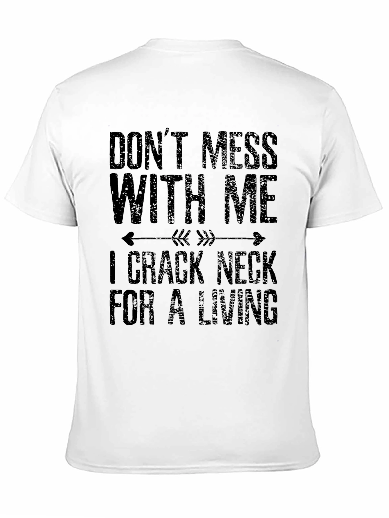 Black Don't Mess With Me Humor T-Shirt view 11