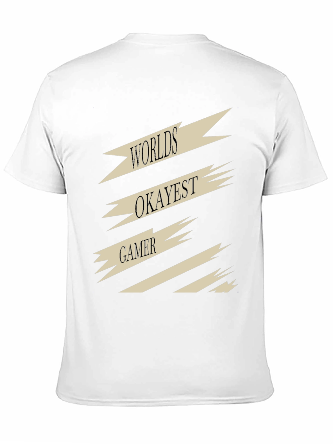 Black World's Okayest Gamer Black T-Shirt view 11