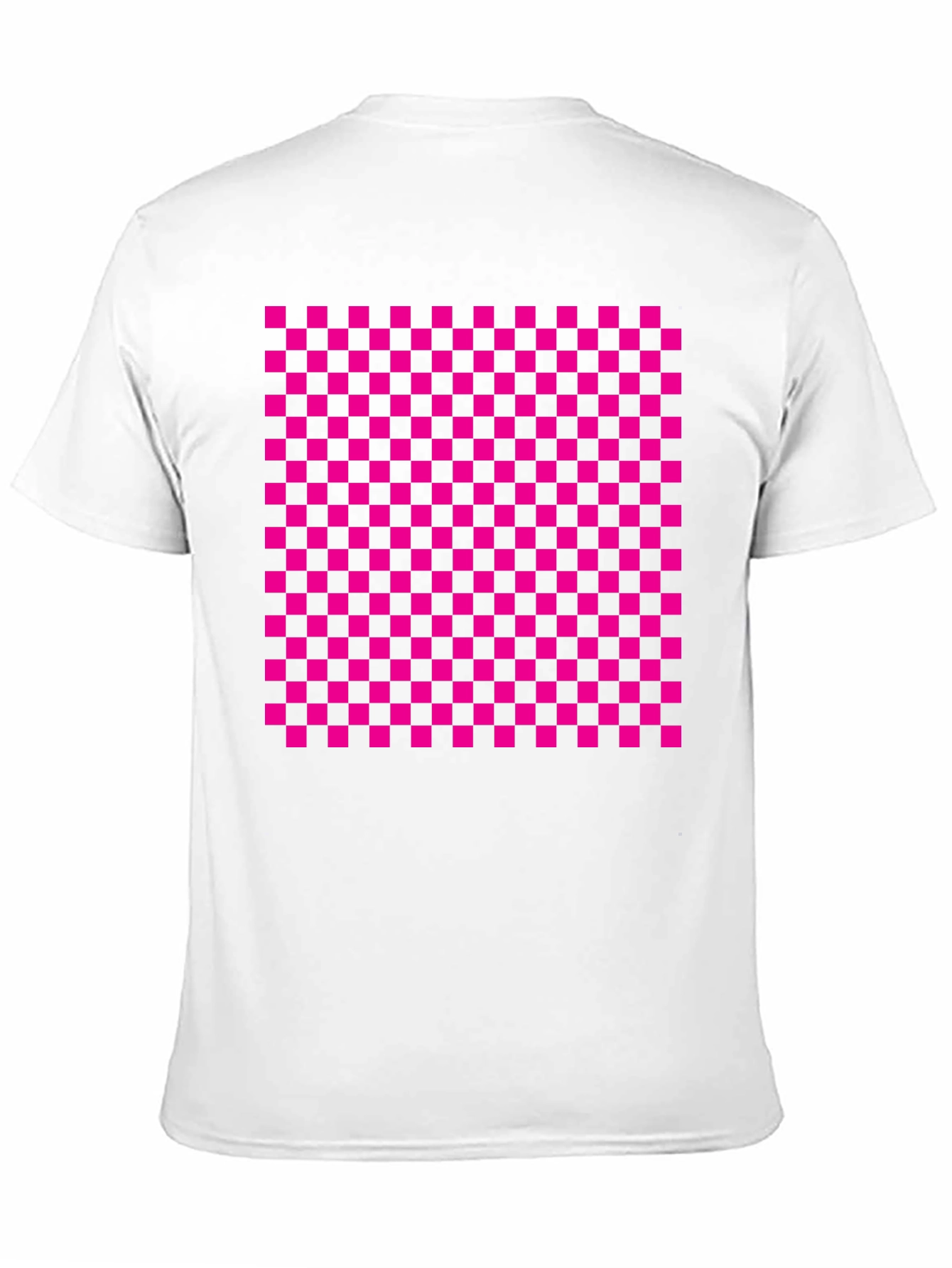 Black Checkerboard Graphic Tee - Retro Style view 11