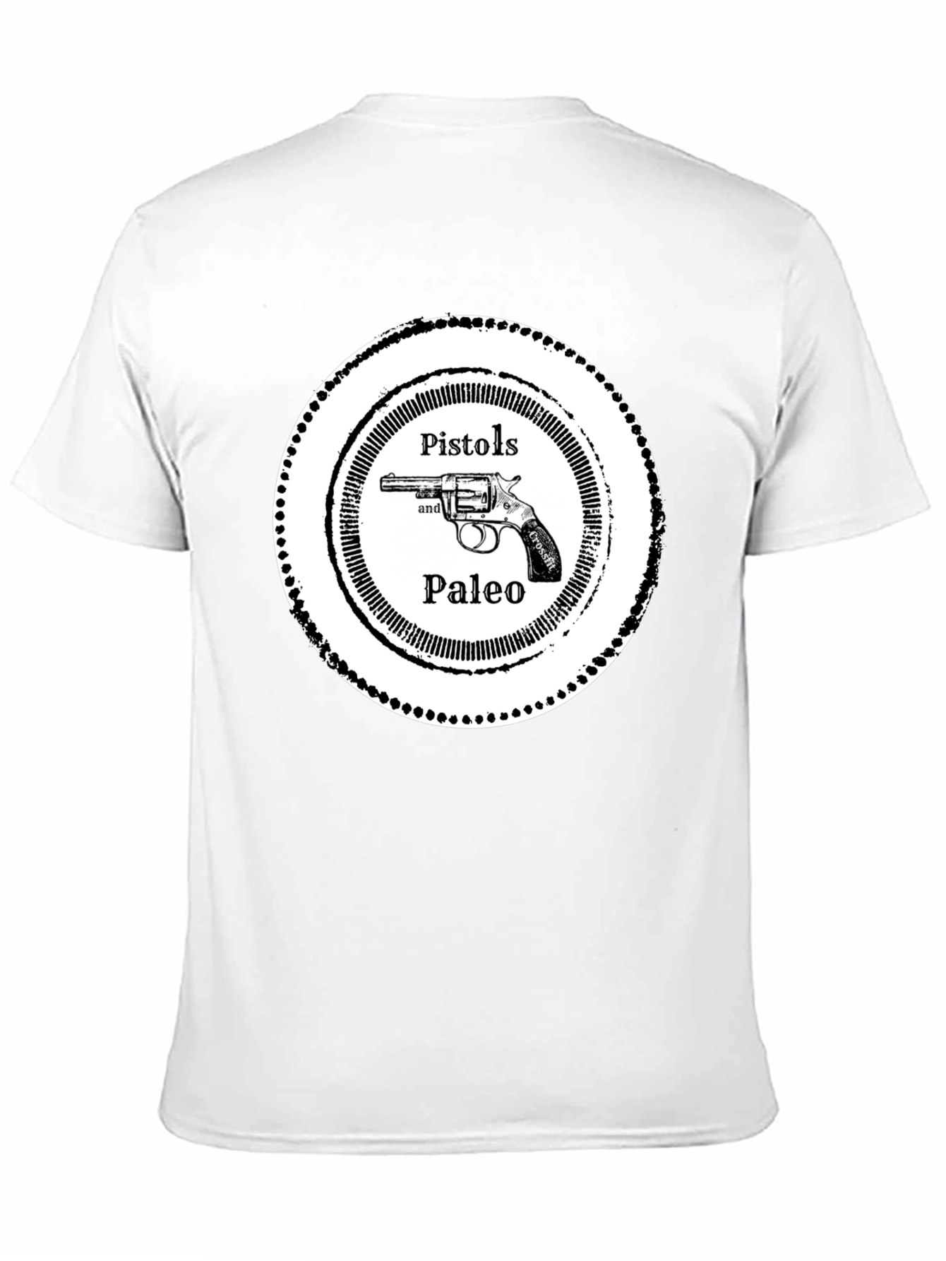 Pistols and Paleo Graphic Tee - Black - 11
