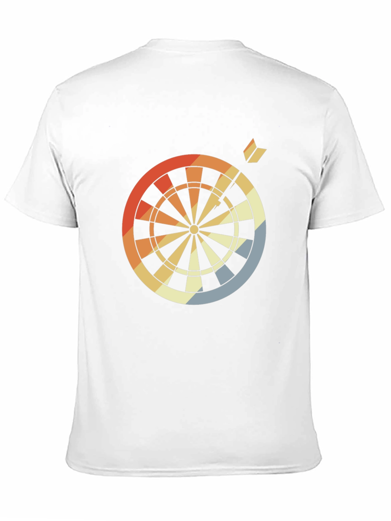 Black Retro Dartboard T-Shirt - Bullseye Tee view 11