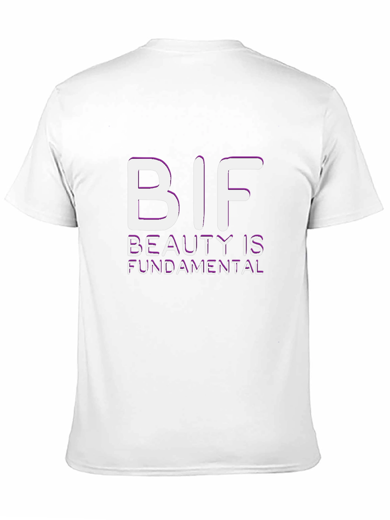 Black BIF Beauty is Fundamental Black T-Shirt view 11