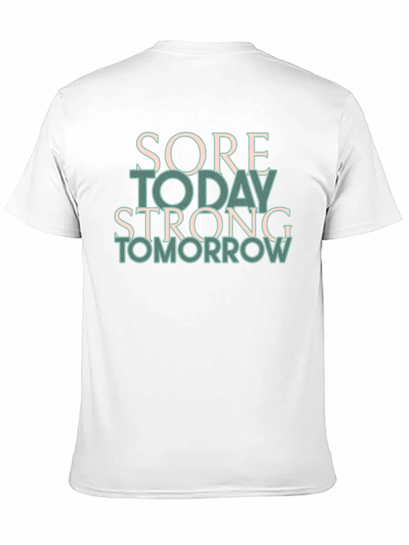 Black Sore Today Strong Tomorrow Black T-Shirt view 11