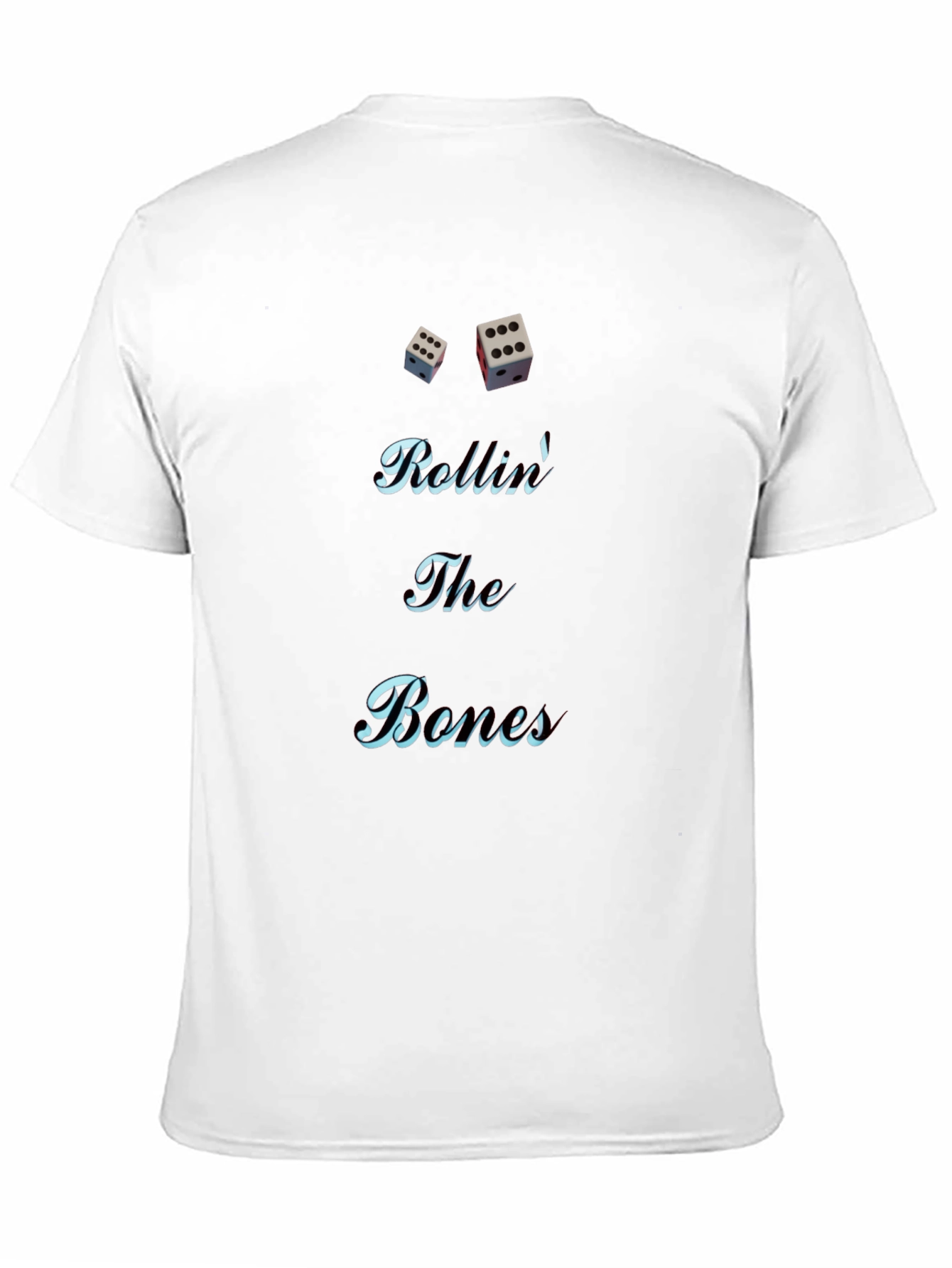 Rolling The Bones Graphic Tee - Black Cotton Blend - 11
