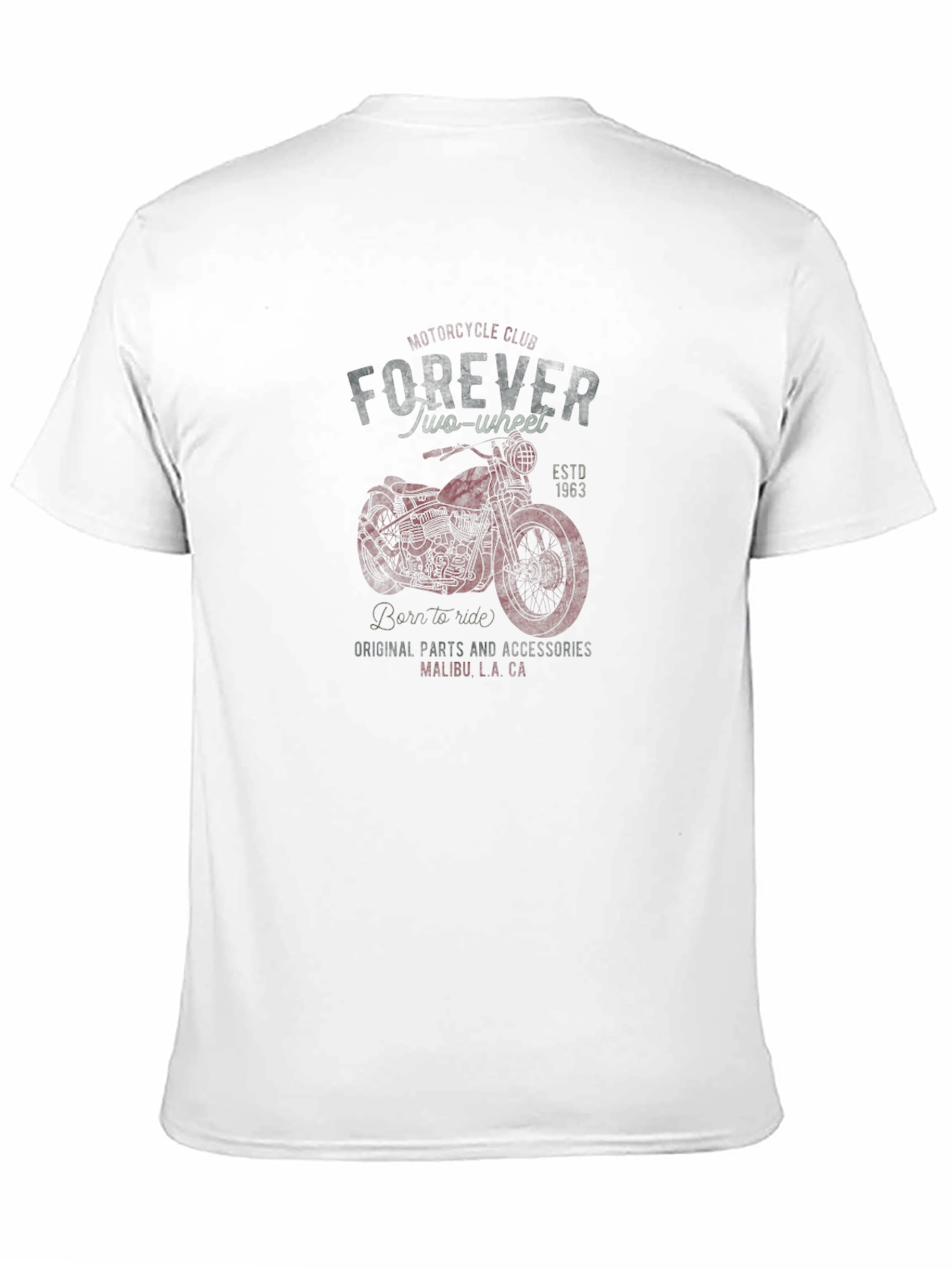Forever Two-Wheel Motorcycle Club Graphic Tee - 11