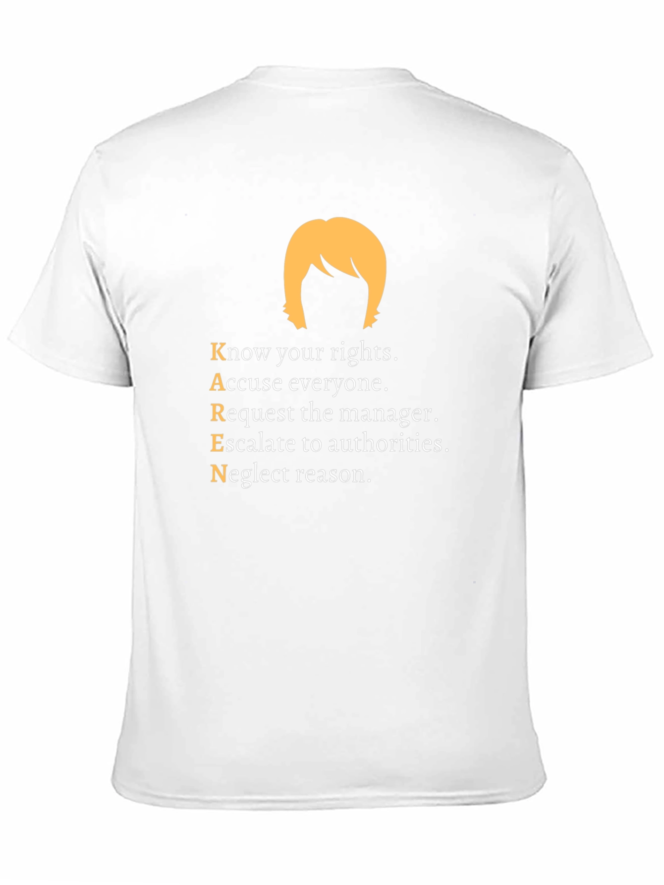 Black KAREN Definition T-Shirt, Novelty Funny Tee view 11