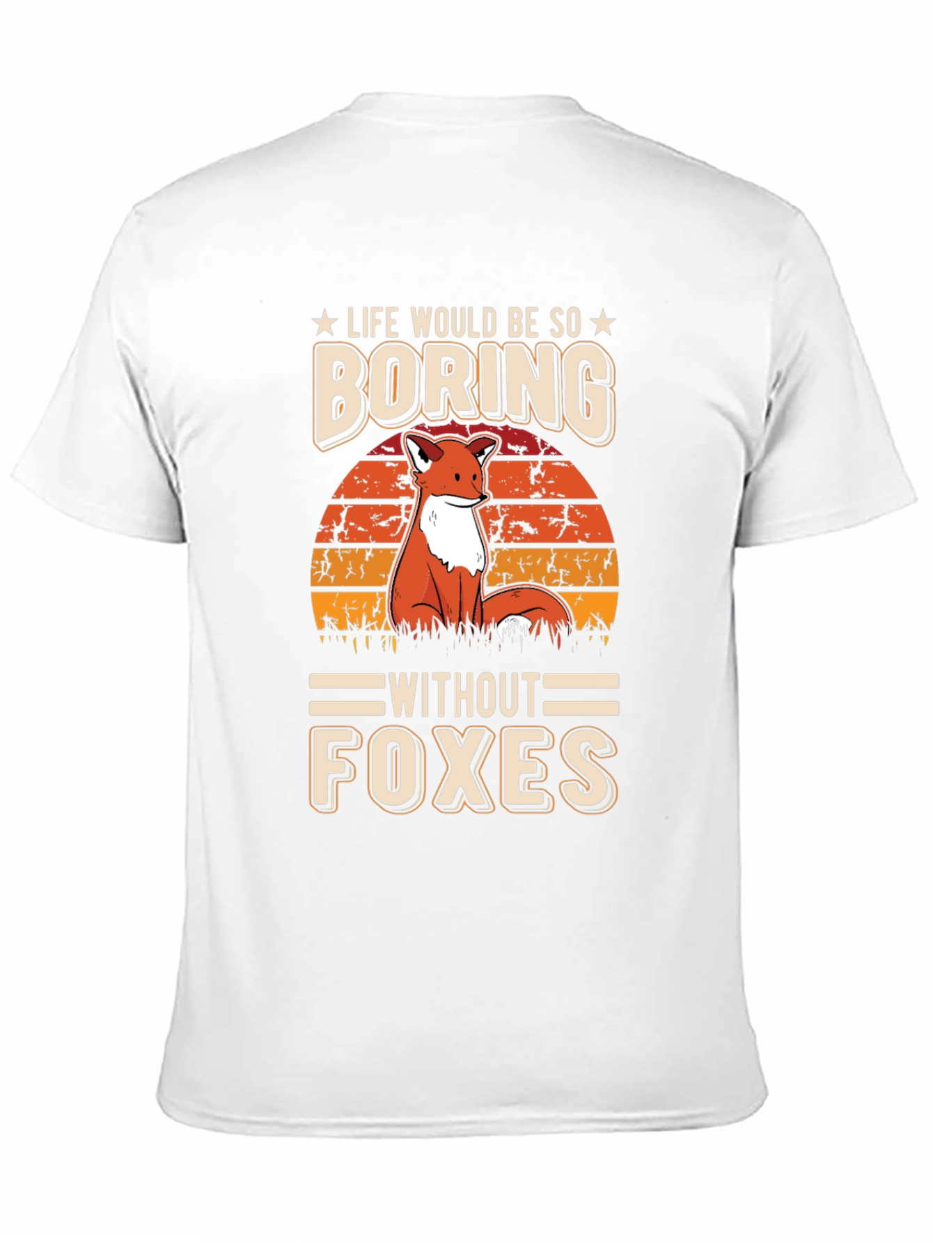 Black Life Would Be So Boring Without Foxes T-Shirt view 11