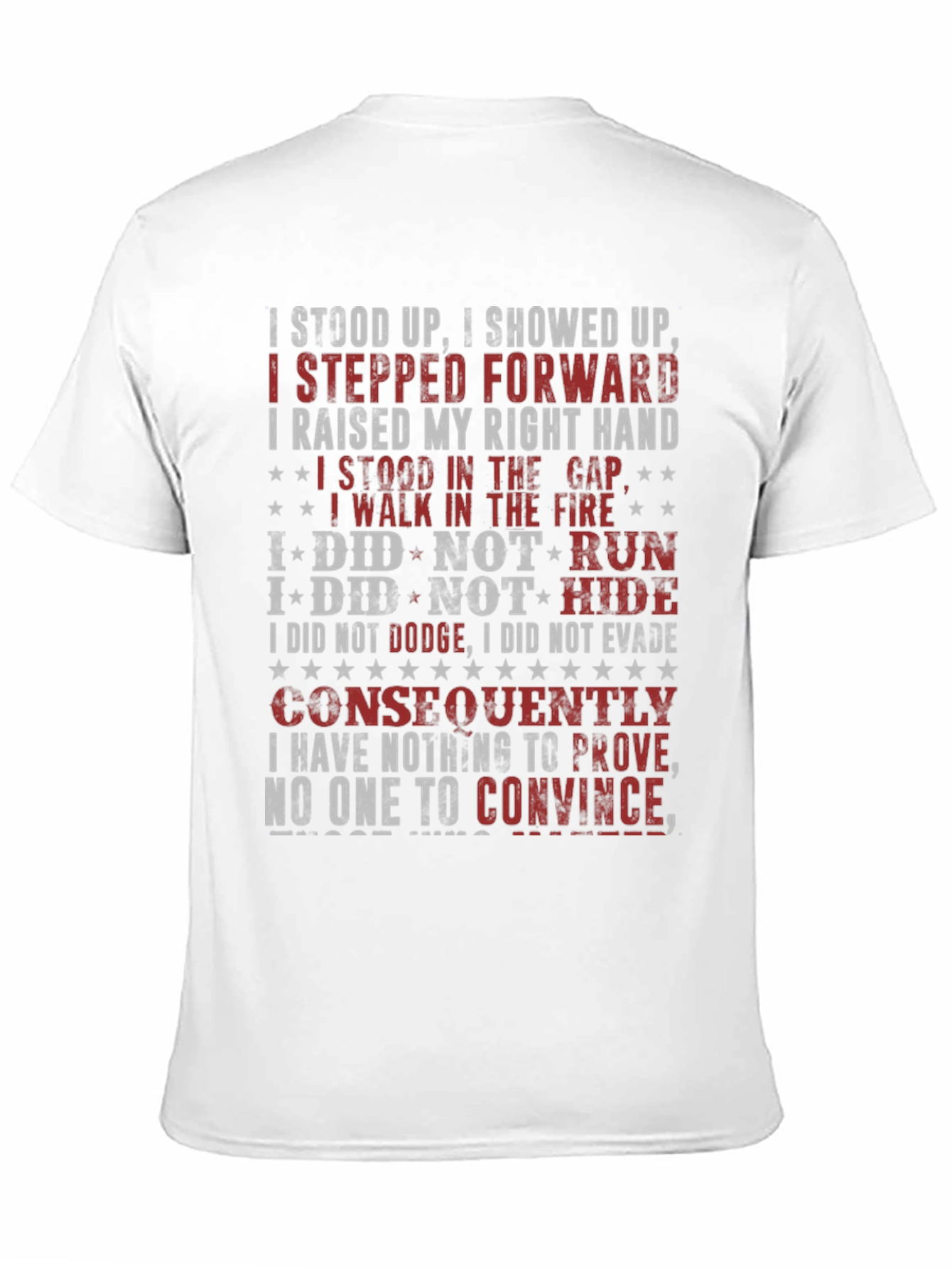I Stood Up T-Shirt - Patriotic Design - 11