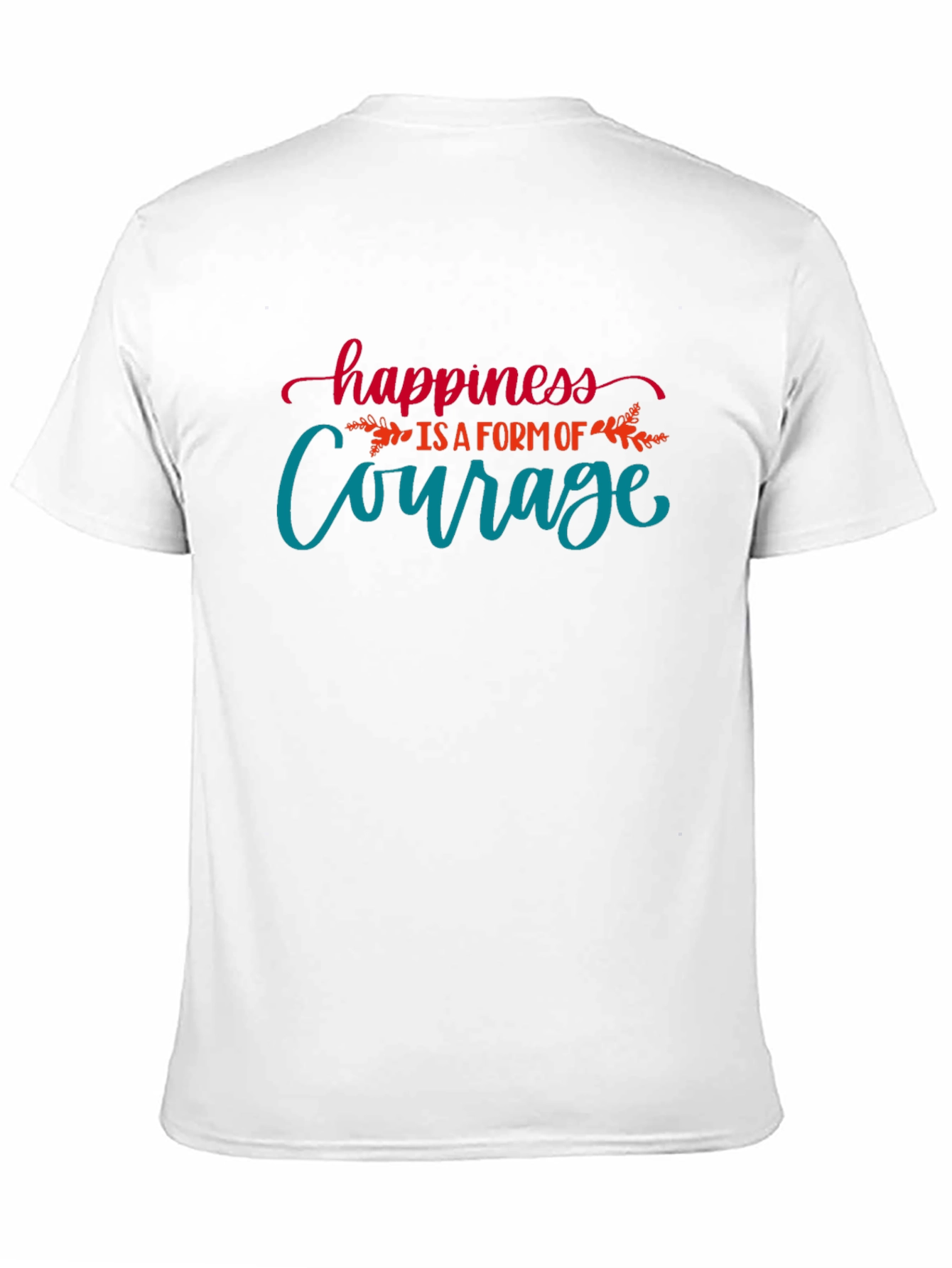 Black Happiness is Courage T-Shirt view 11