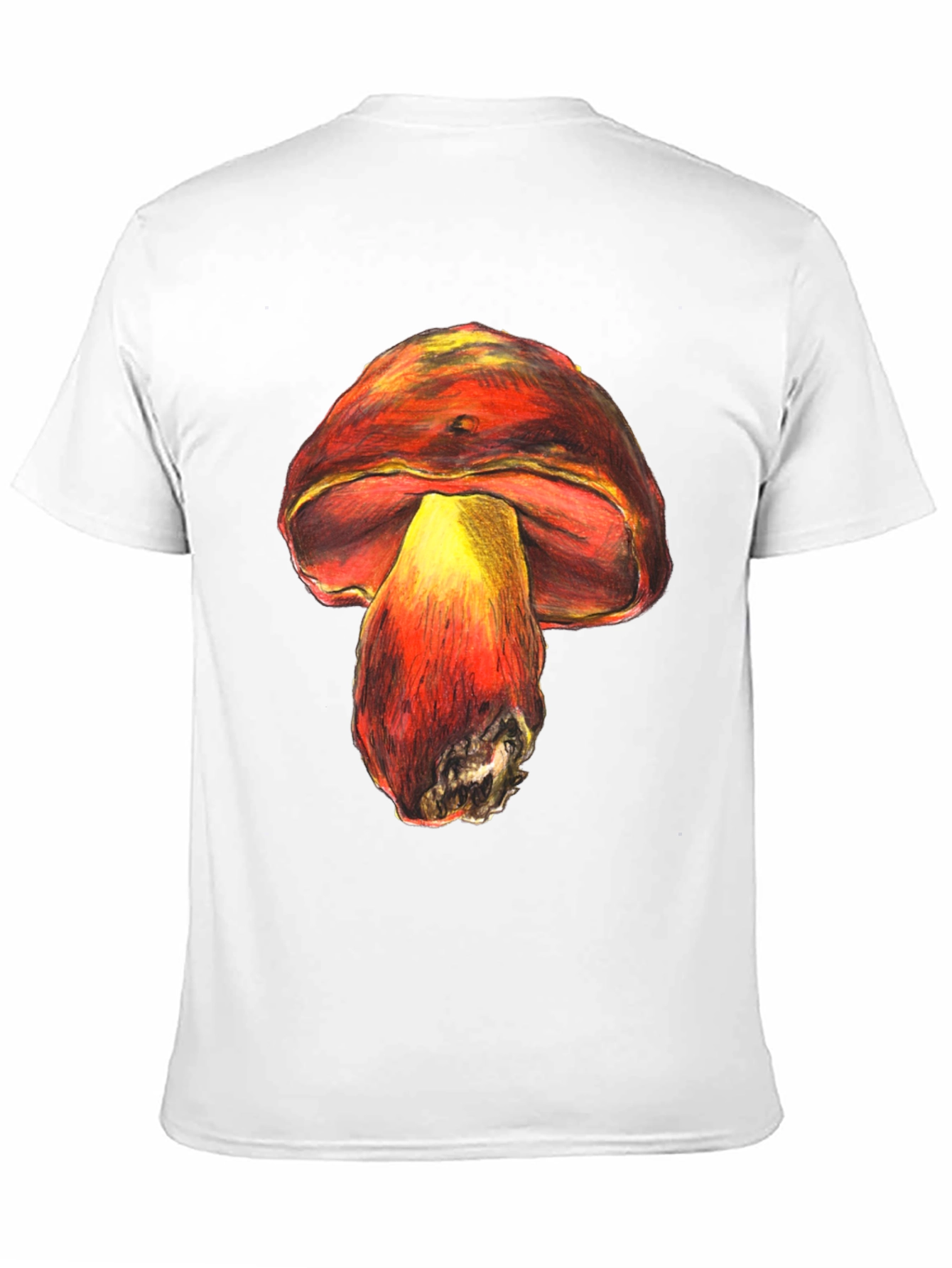 Black Mushroom Graphic Tee - Unique Unisex Design view 11
