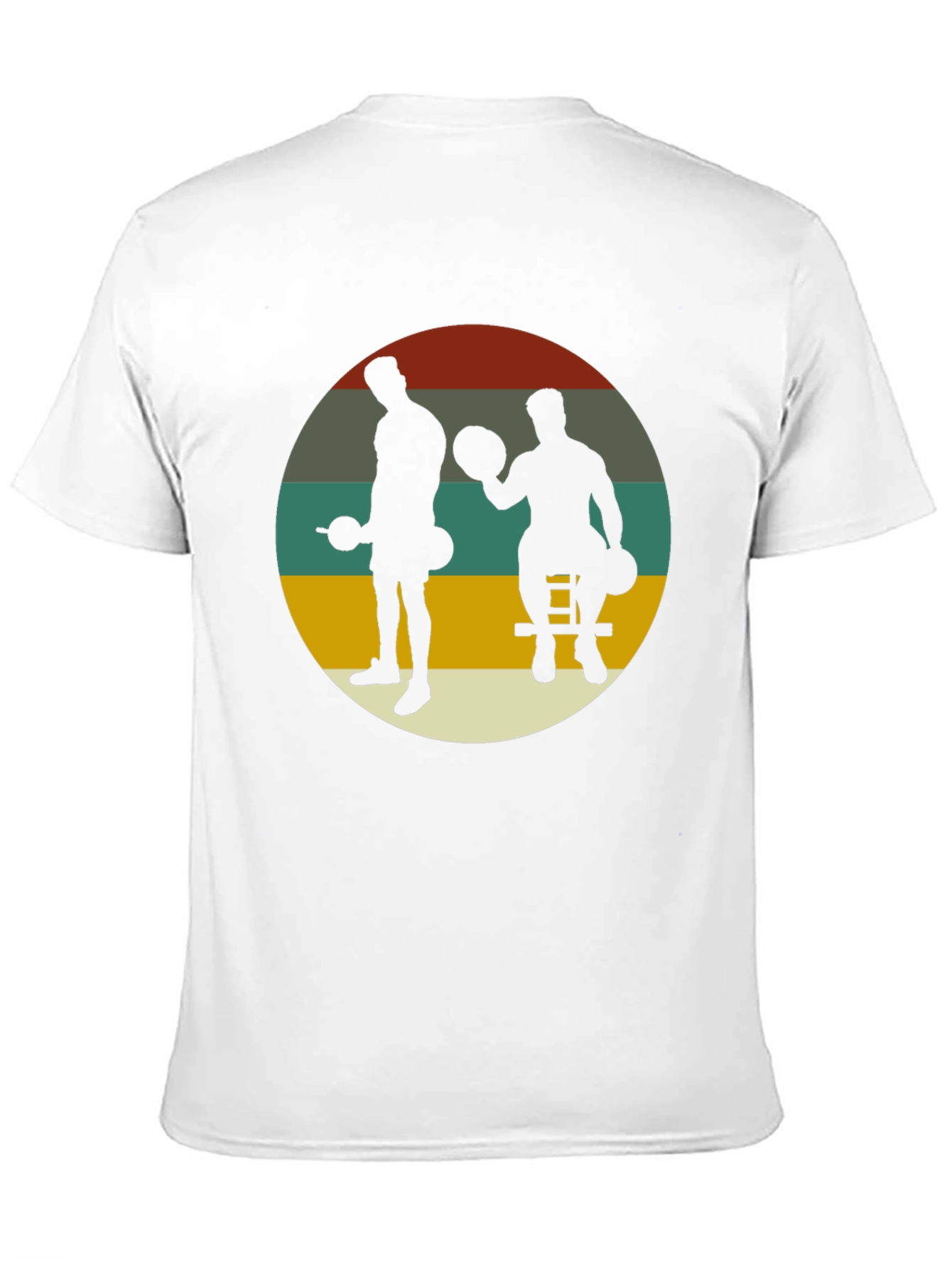 Black Retro Gym Black T-Shirt view 11