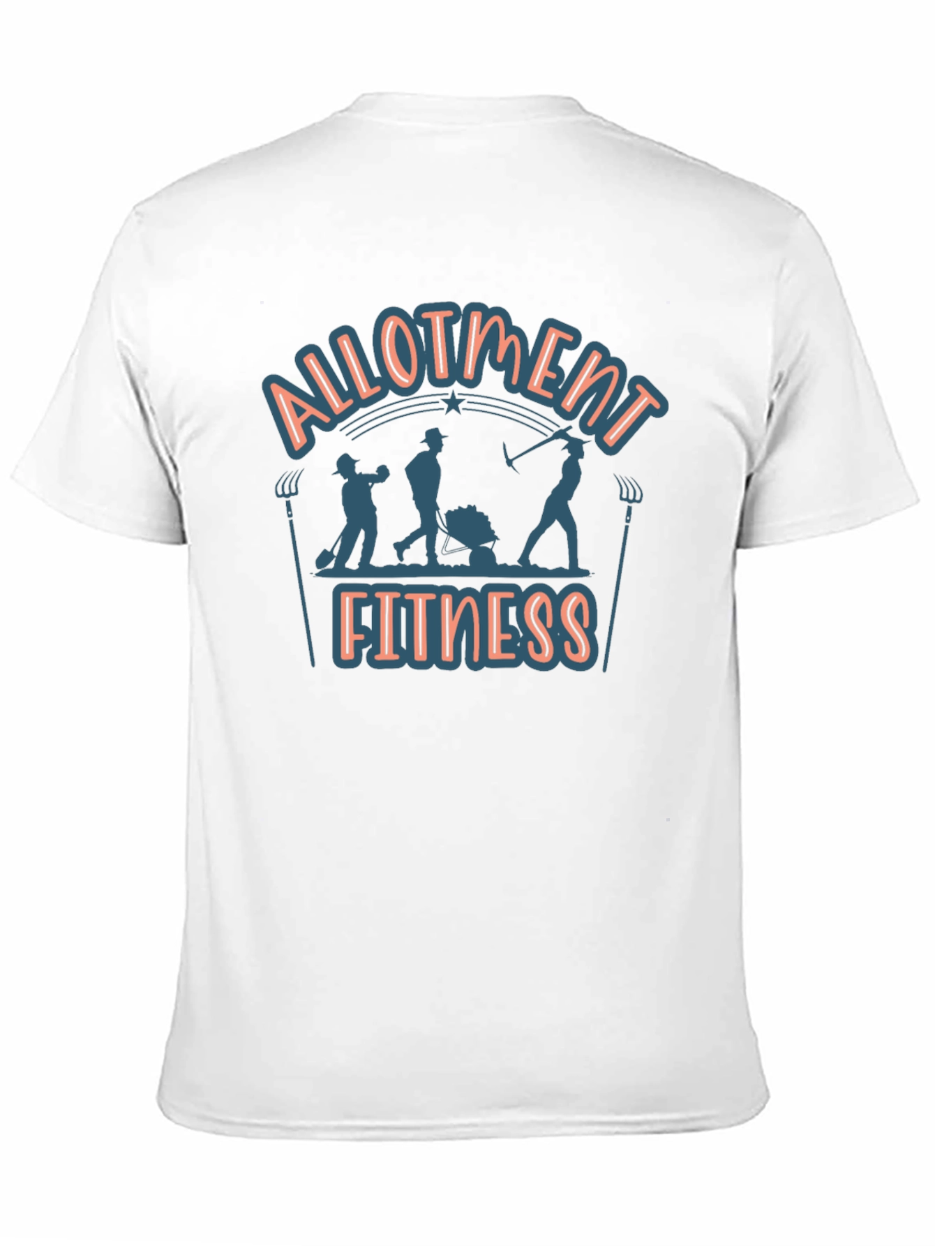 Black Allotment Fitness Graphic T-Shirt view 11