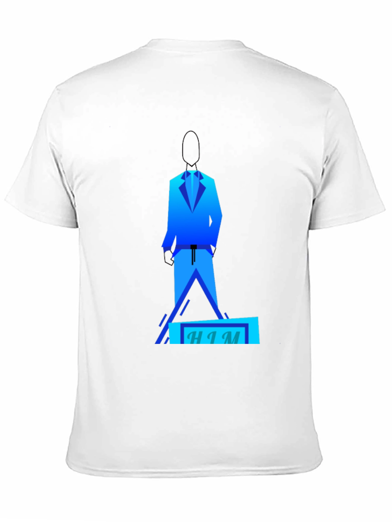 Geometric HIM Graphic Tee - Modern Design - 11