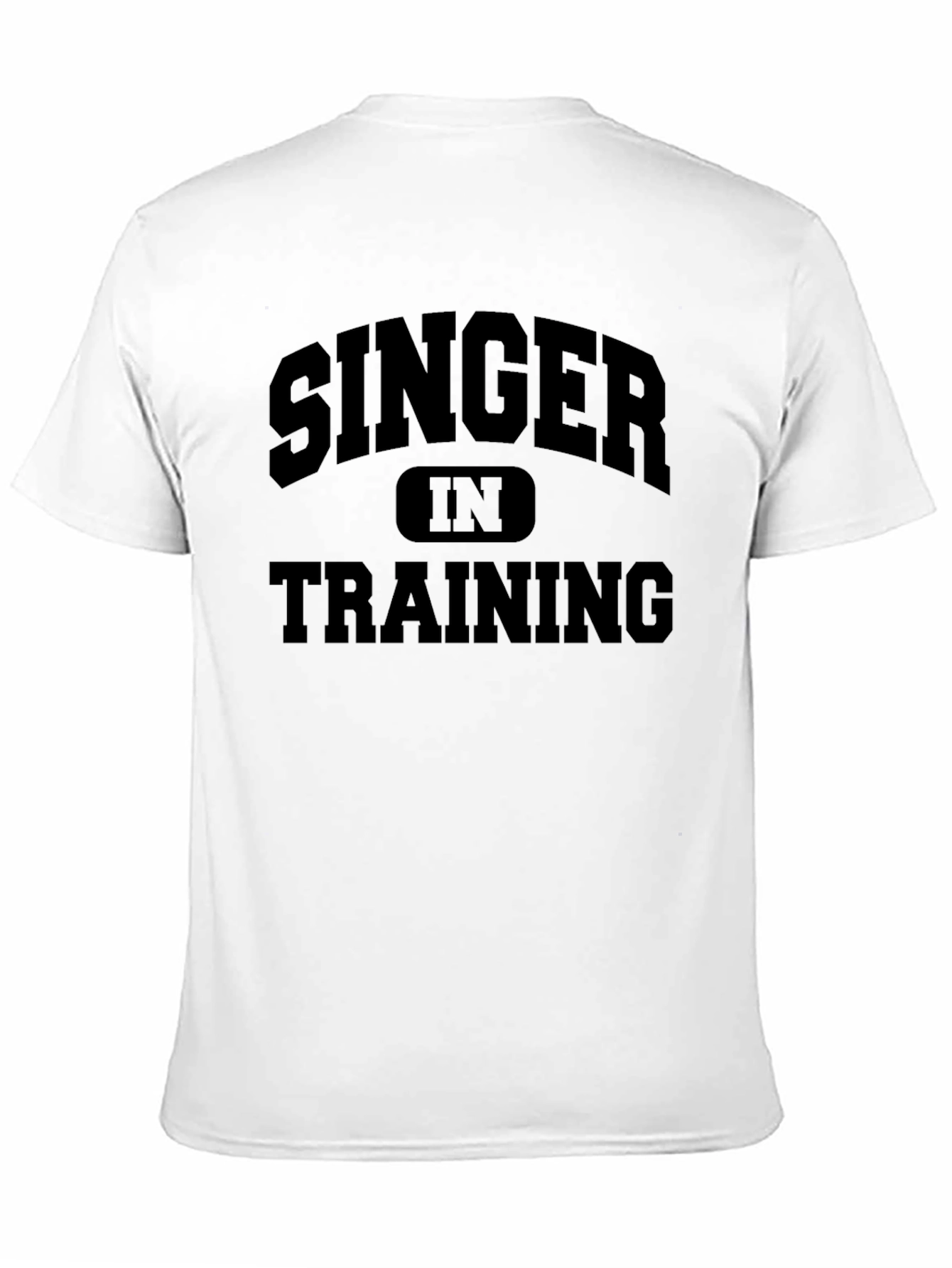 Black Singer In Training Black T-Shirt view 11