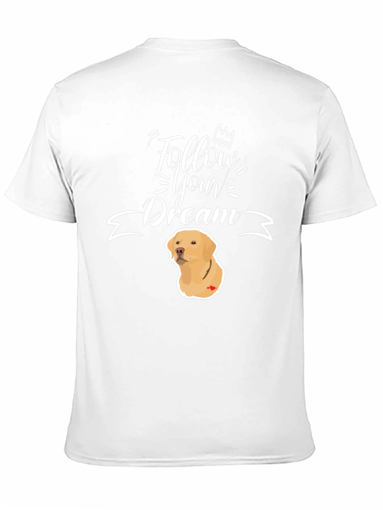 Black Follow Your Dream Dog Graphic T-Shirt view 11