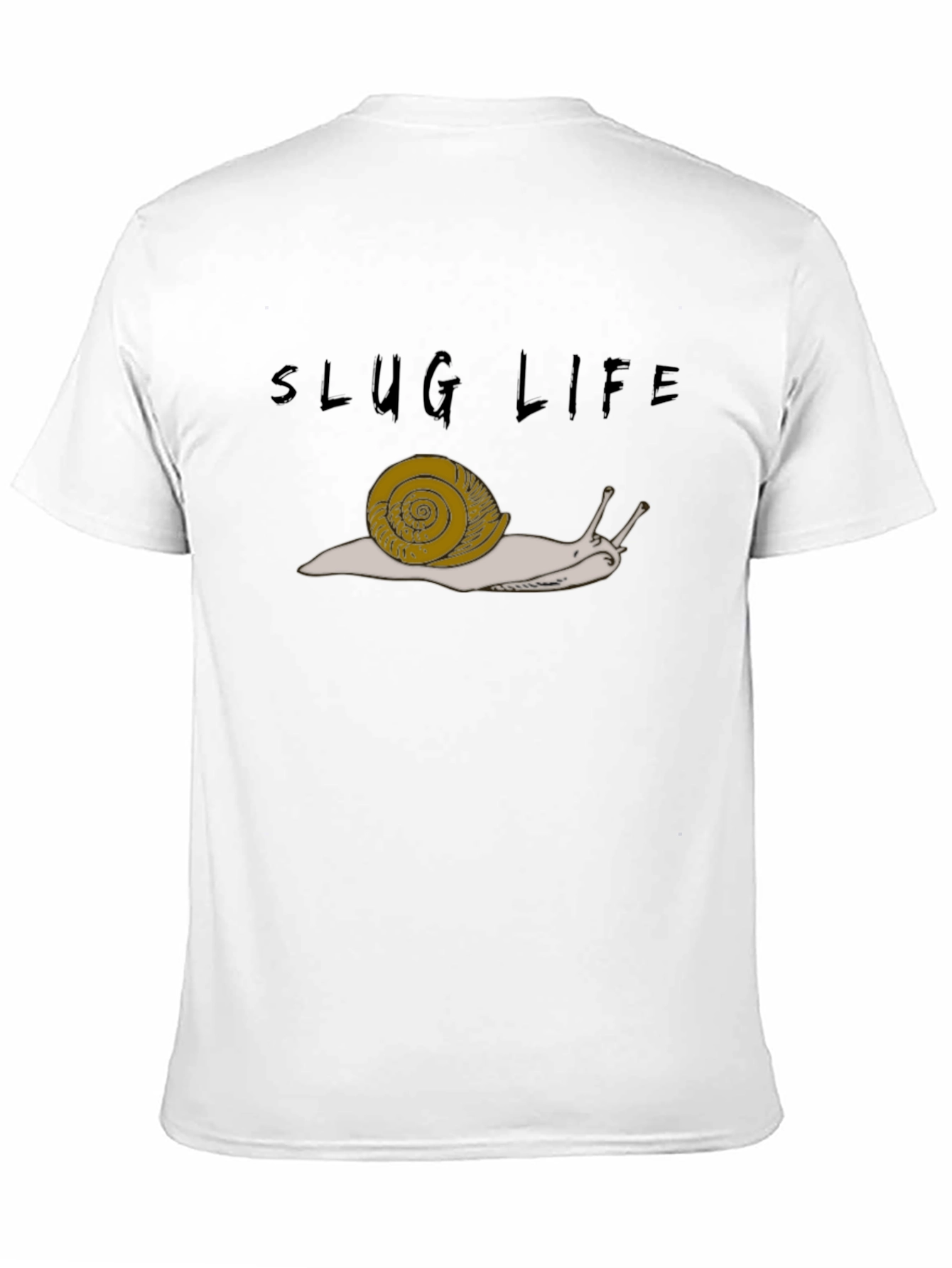 Black Slug Life Graphic Tee - Black Casual T-Shirt view 11