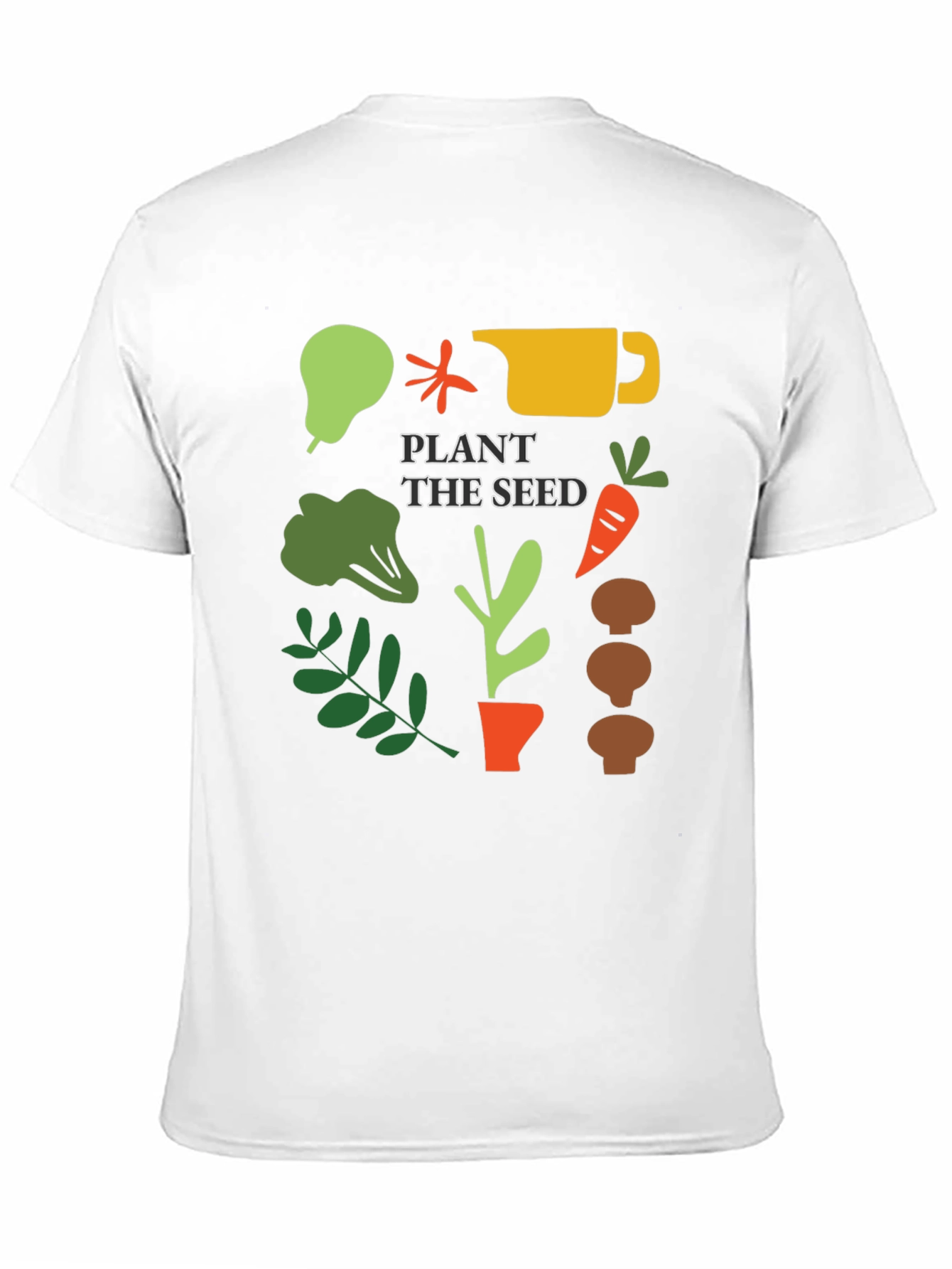 Black Plant the Seed Graphic Tee - Gardening T-Shirt view 11
