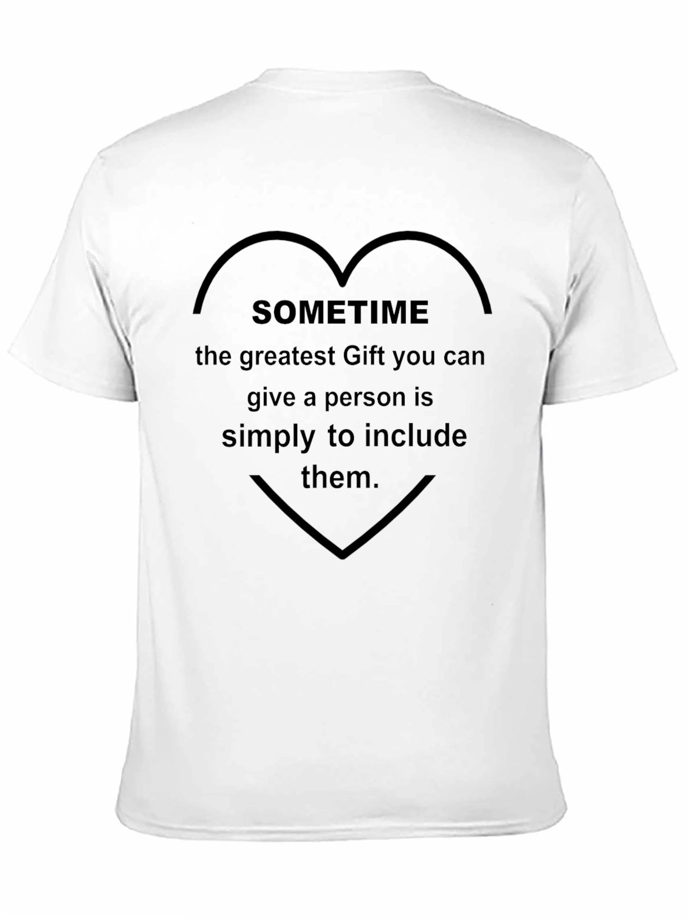 Black Inclusion Gift T-Shirt view 11