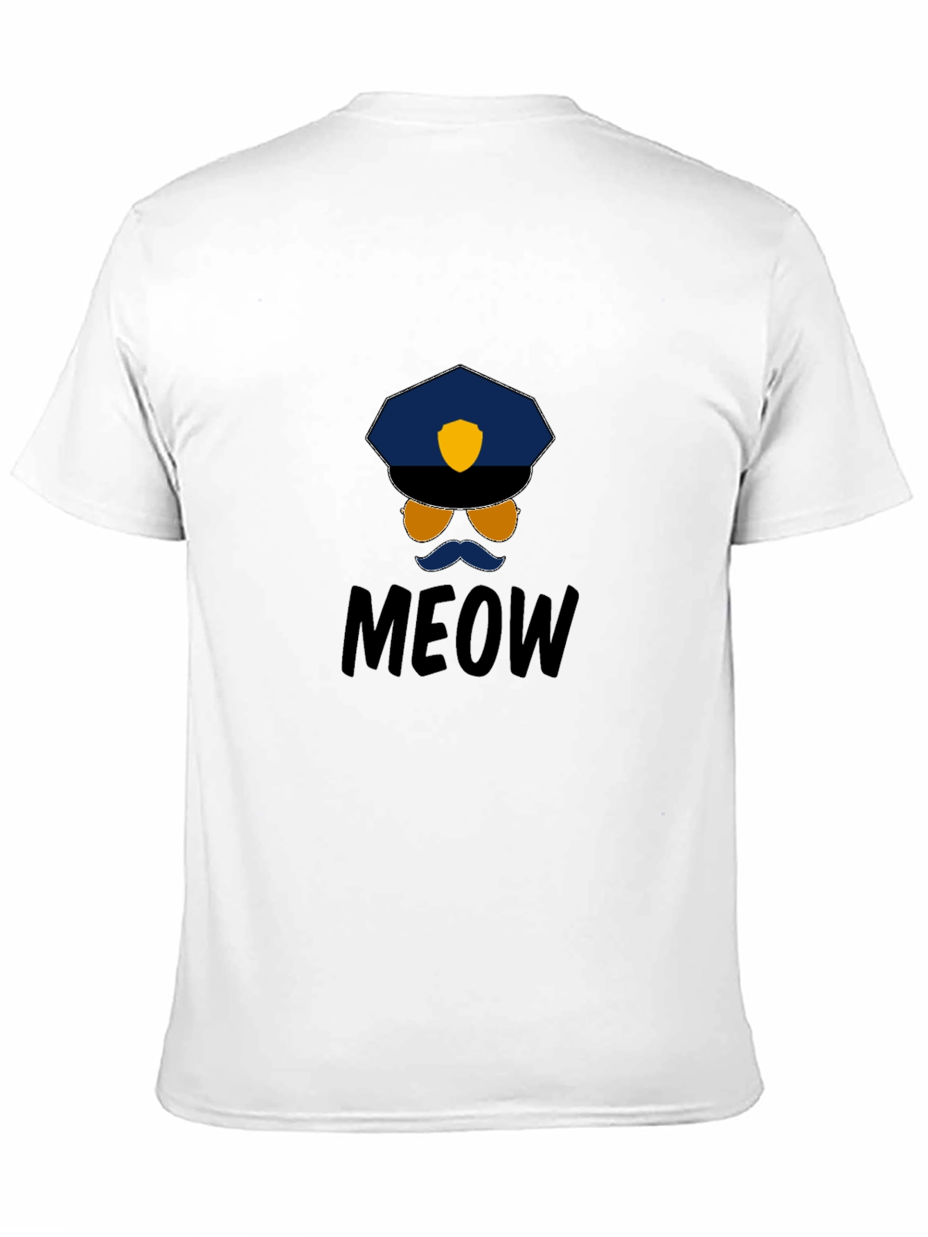 Meow Cop T-Shirt: Humorous Graphic Tee - 11