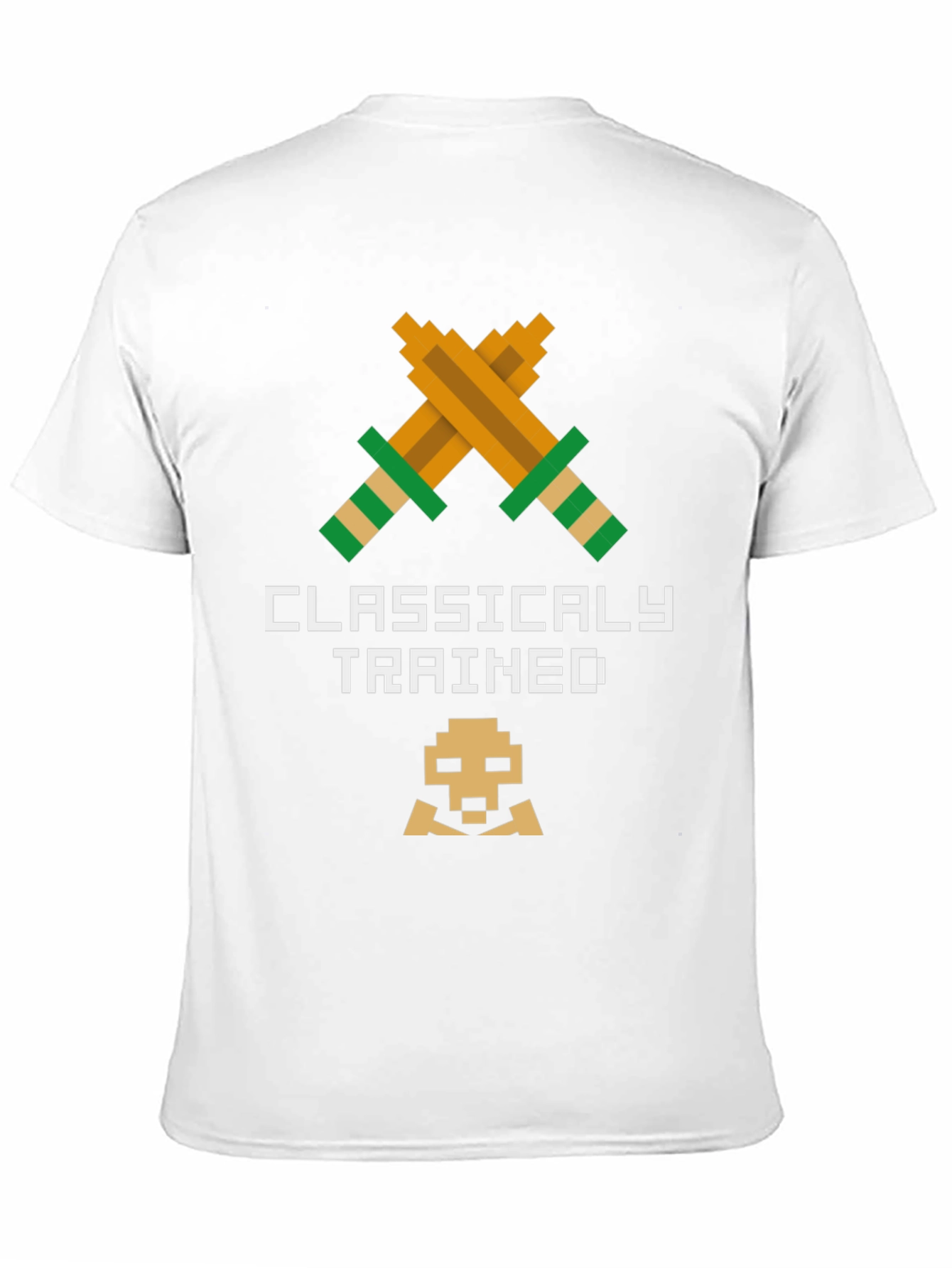 Black Classically Trained Retro Gamer T-Shirt view 11
