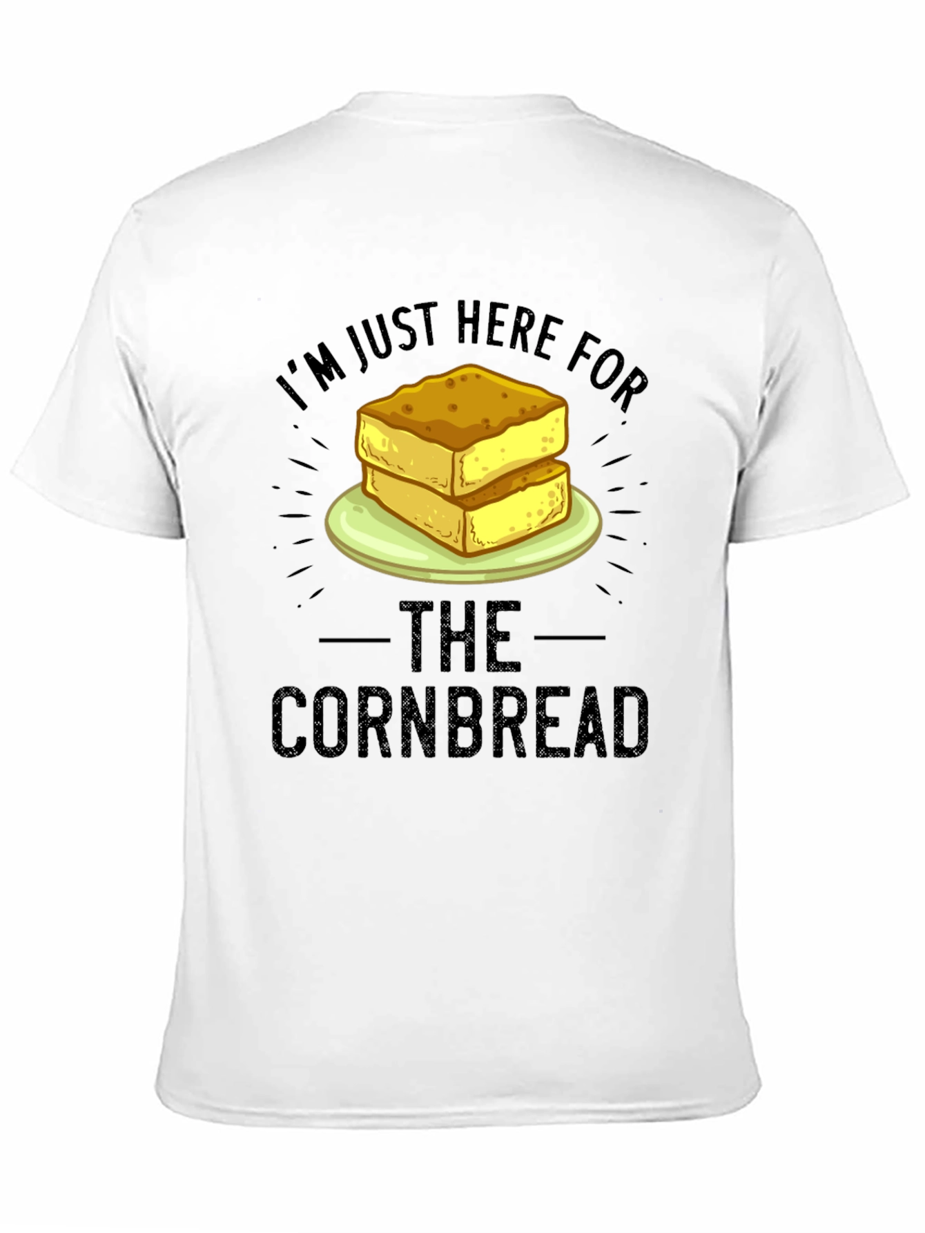 Black Cornbread Lover T-Shirt - Funny Foodie Tee view 11
