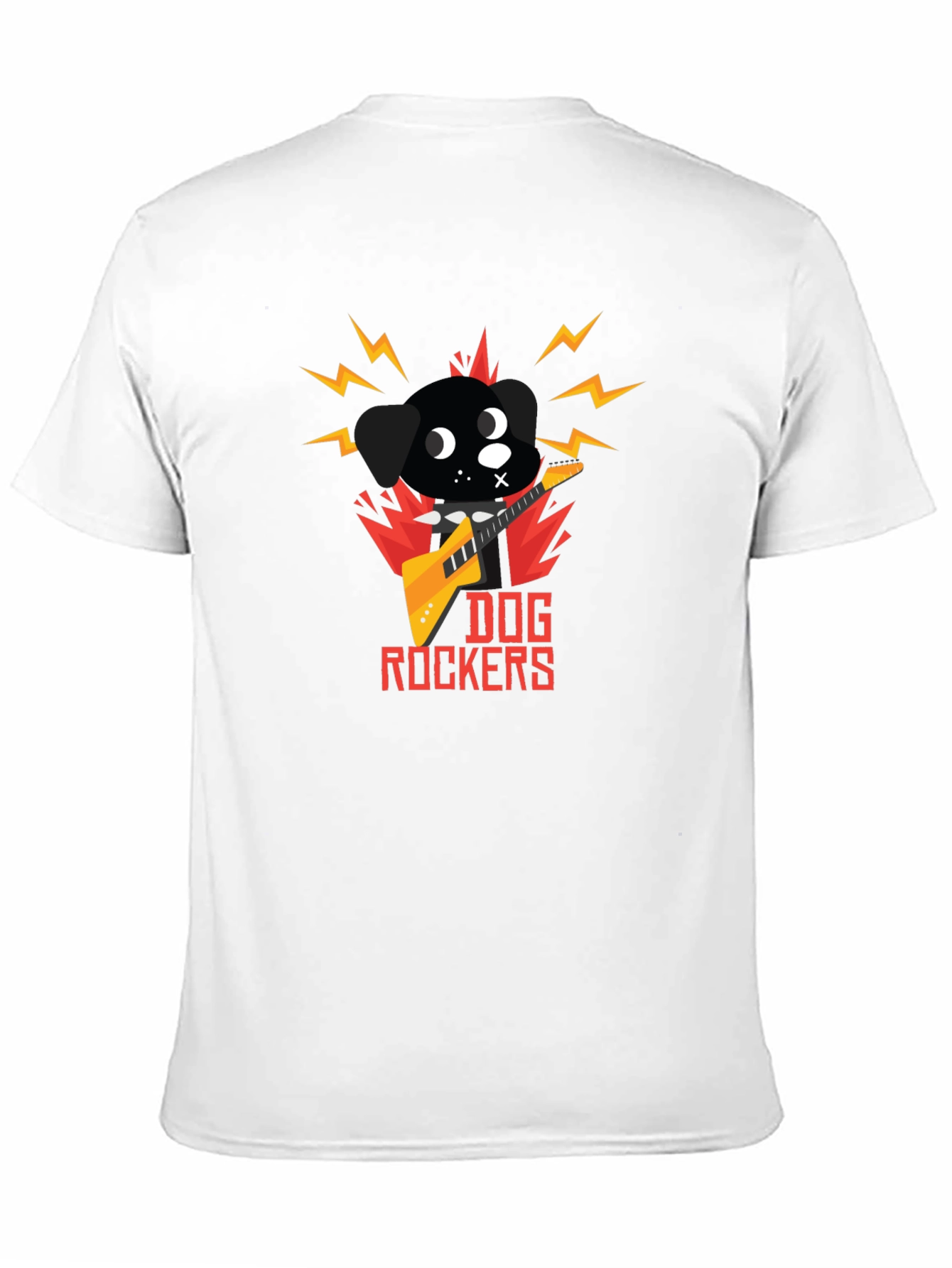 Black Dog Rockers T-Shirt - Cool Graphic Tee view 11