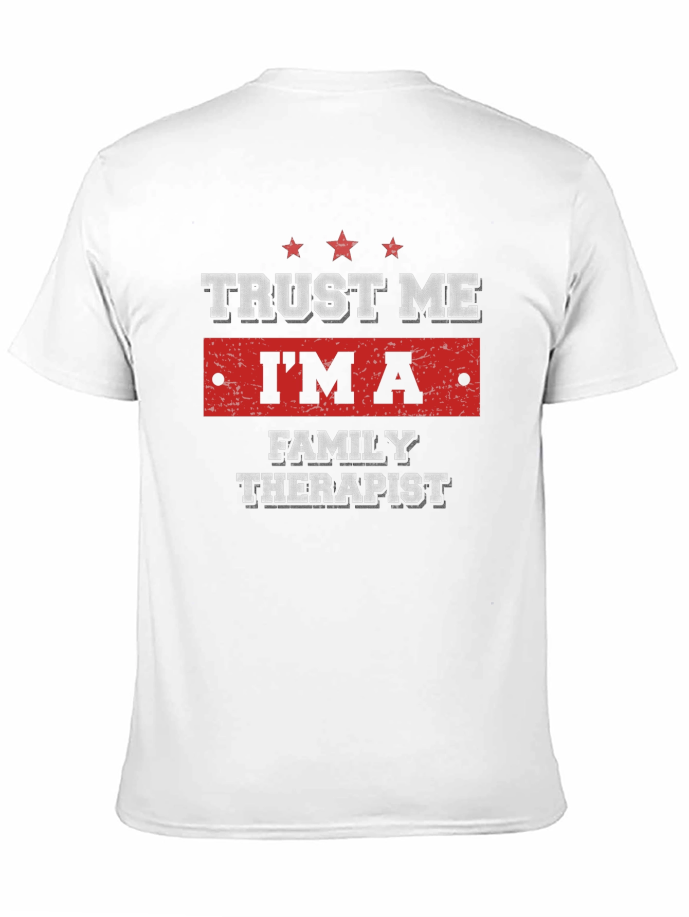 Black Trust Me I'm A Family Therapist T-Shirt view 11