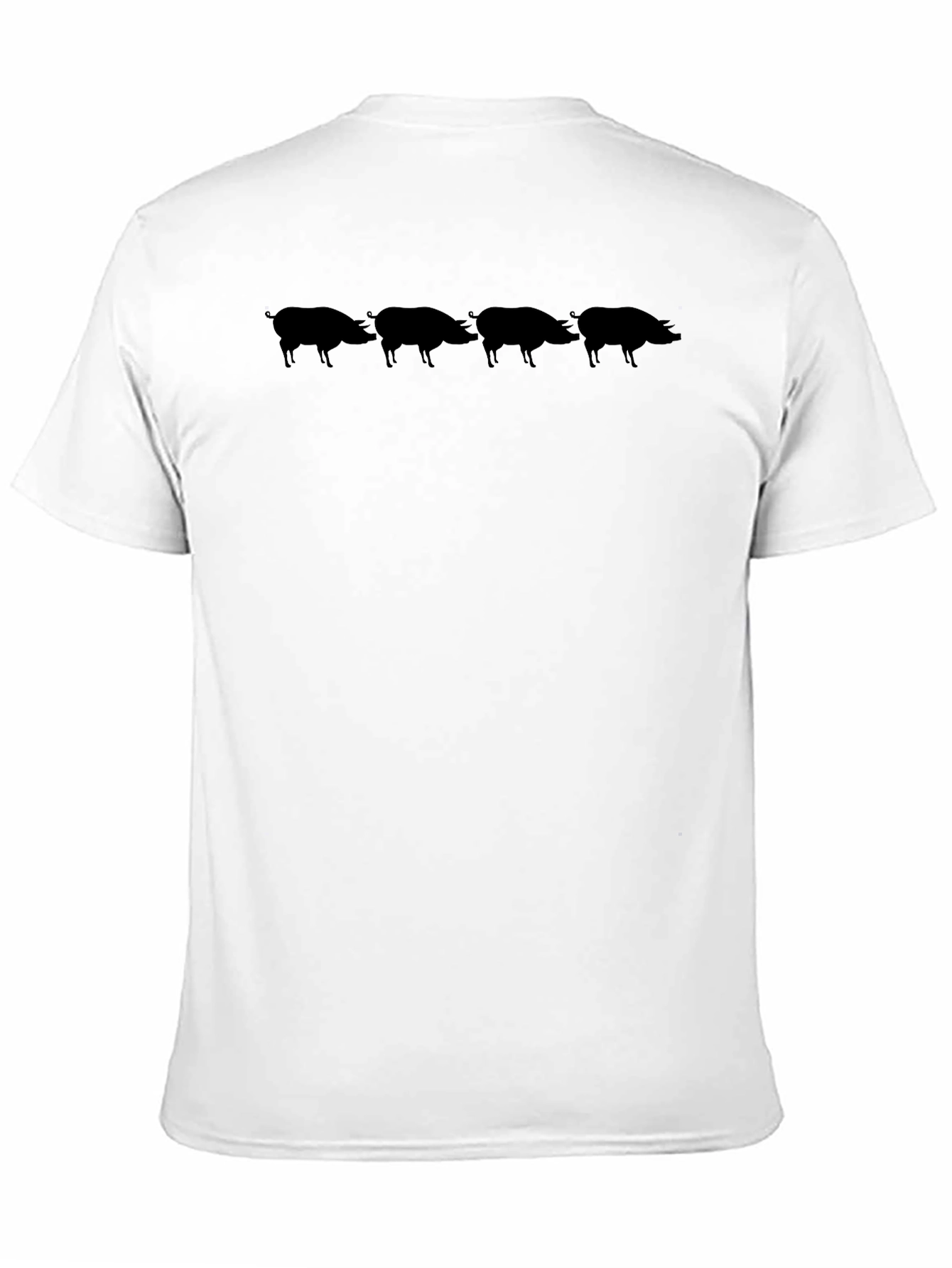 Black Black Hog Silhouette T-Shirt view 11