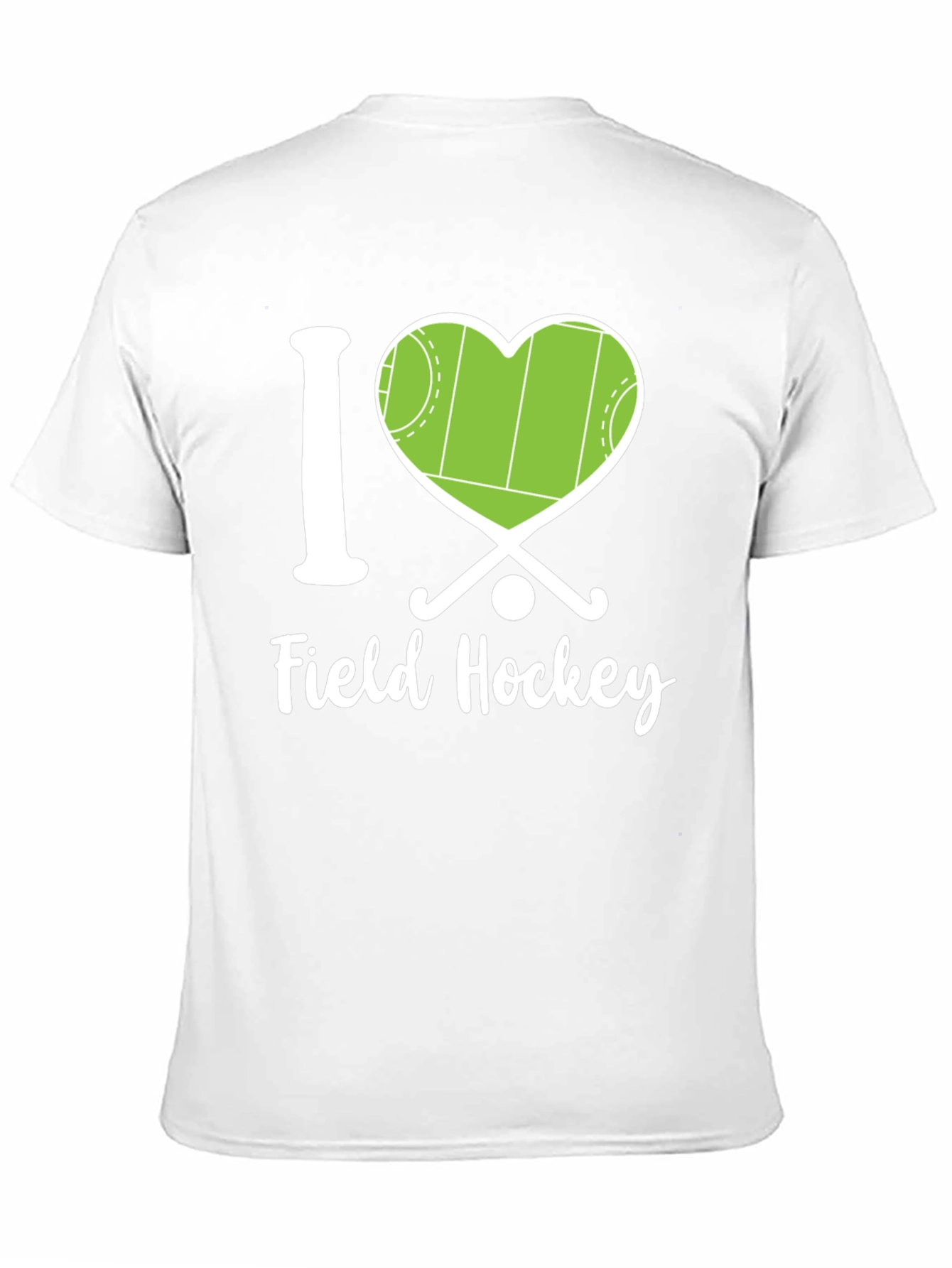 Black I Love Field Hockey Graphic Tee view 11