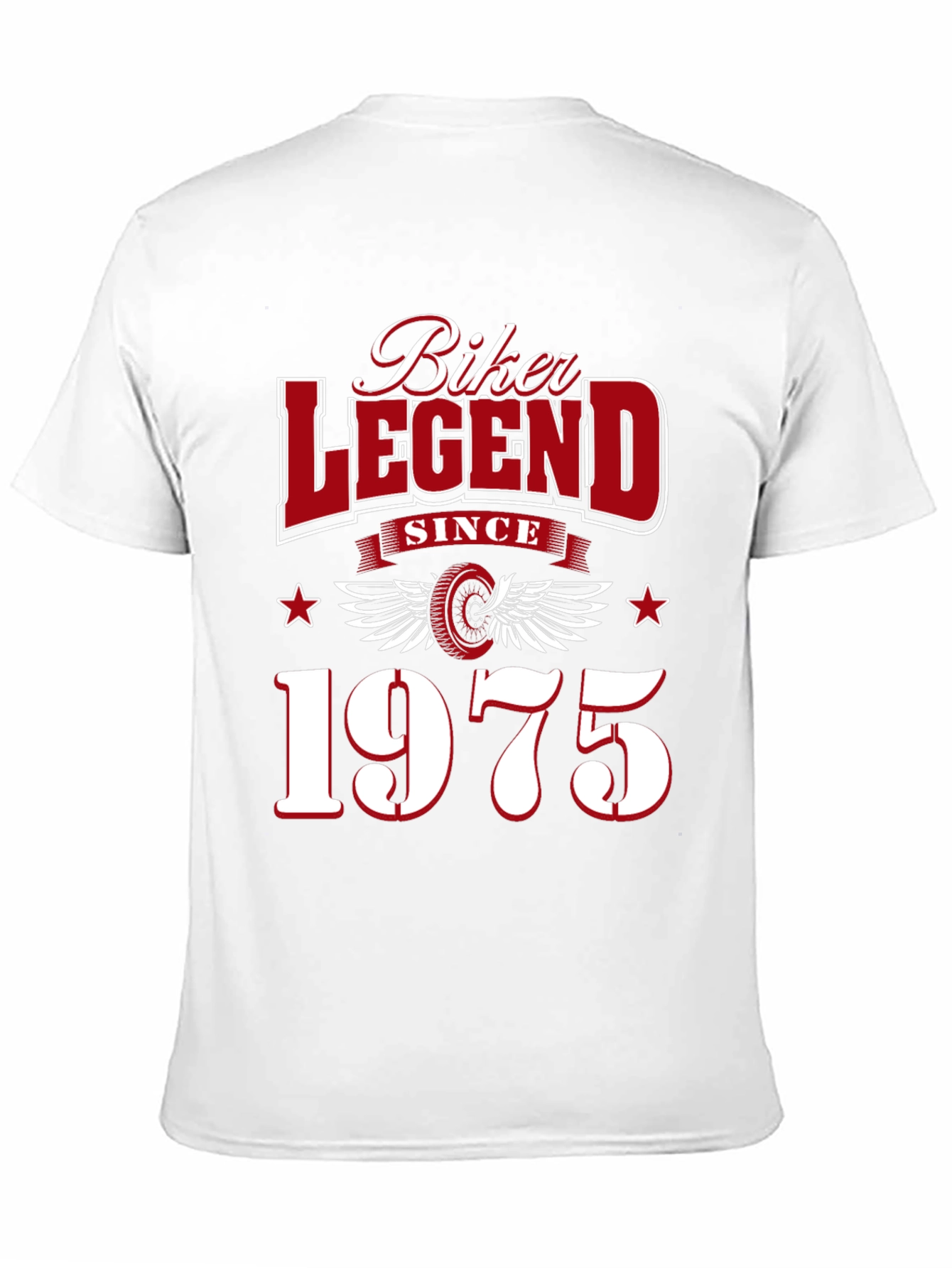 Black Biker Legend Since 1975 T-Shirt view 11