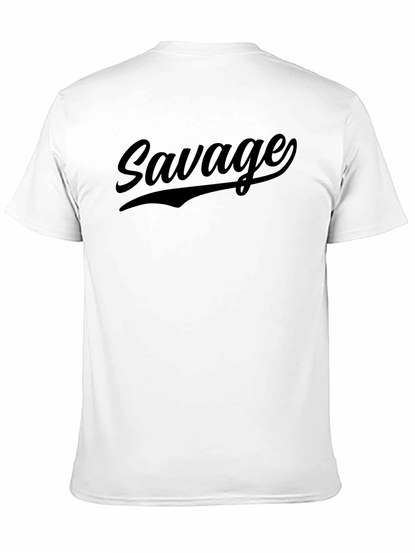 Black Savage Graphic T-Shirt - Men's Crew Neck Tee view 11