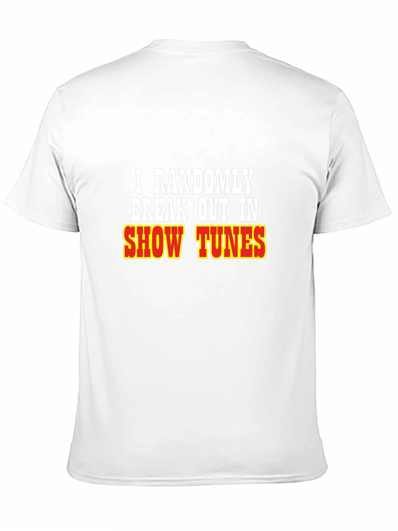 Black Show Tunes Black T-Shirt: Randomly Break Out! view 11