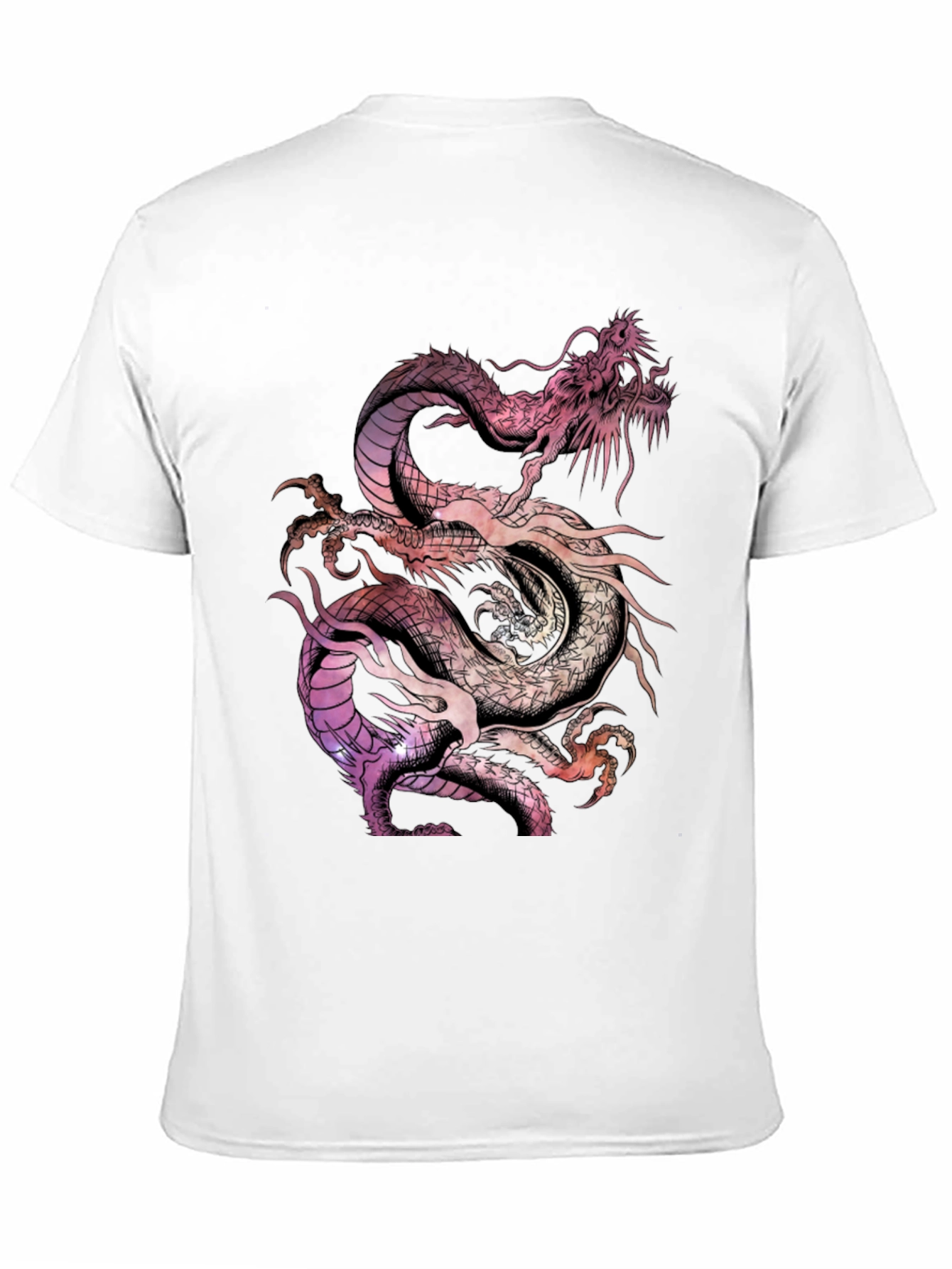 Black Dragon T-Shirt - Colorful Graphic Tee view 11