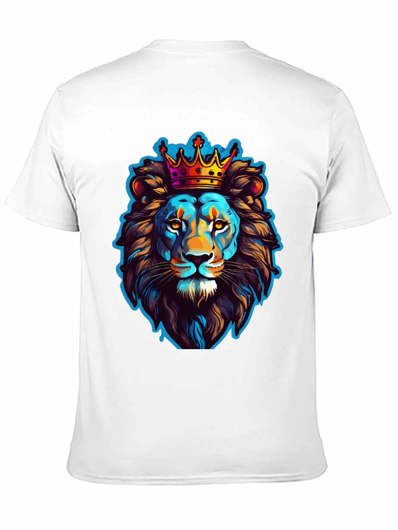 Black Lion King Graphic Tee - Men's Black T-Shirt view 11