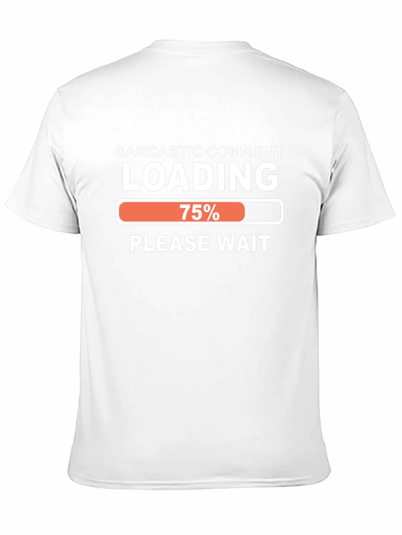 Black Sarcastic Comment Loading Funny T-Shirt view 11