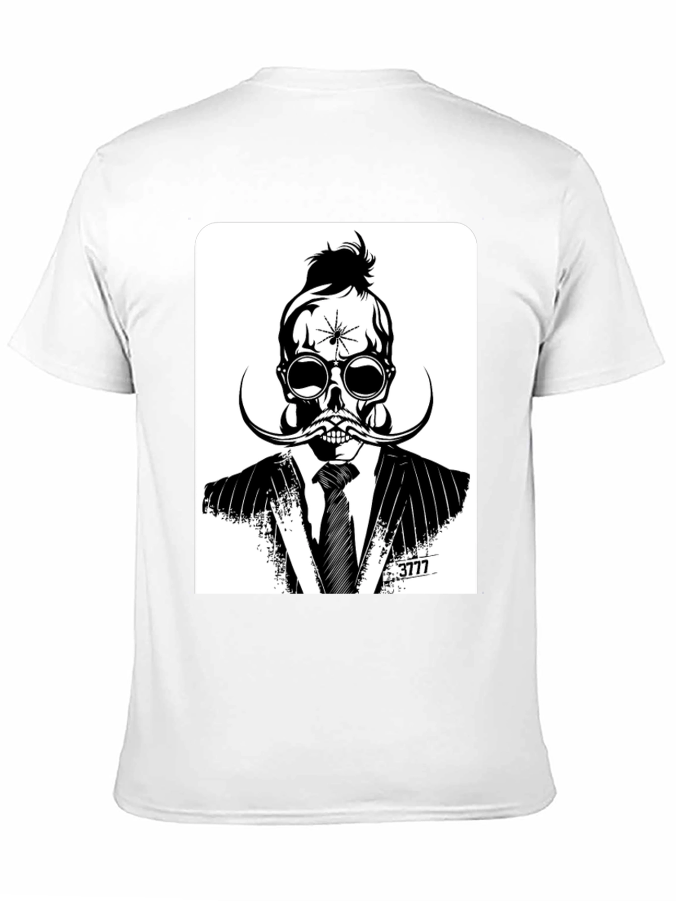 Black Skull in Suit Graphic Tee - Unique Stylish Design view 11
