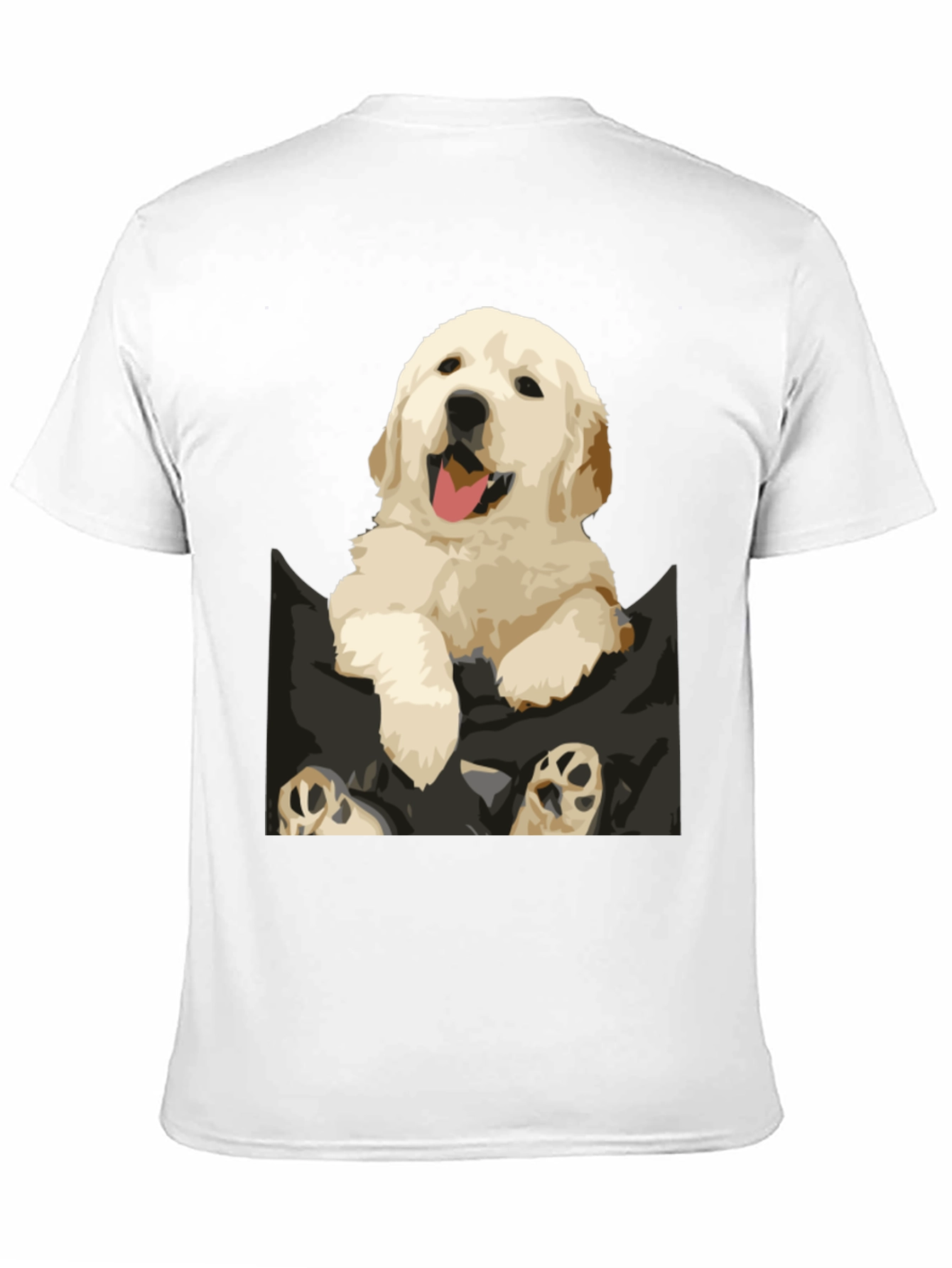 Black Puppy Pocket Graphic Tee view 11