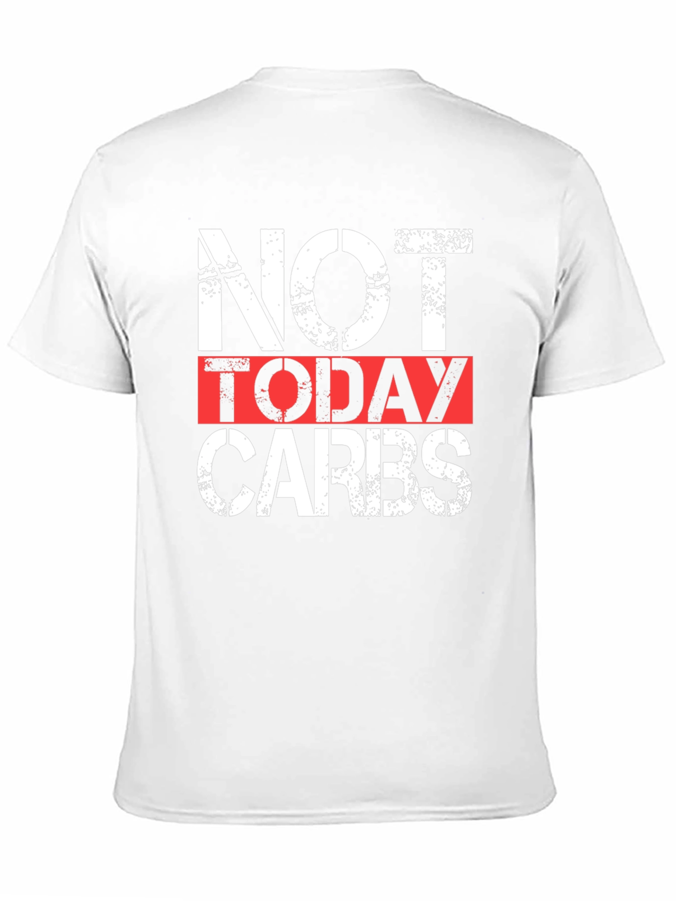 Black Not Today Carbs Graphic Tee - Black view 11