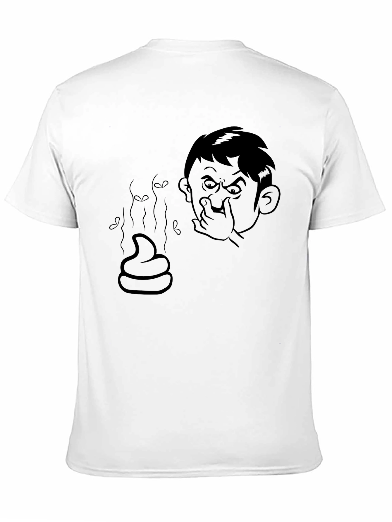 Black Funny Stinky T-Shirt - Men's Graphic Tee view 11